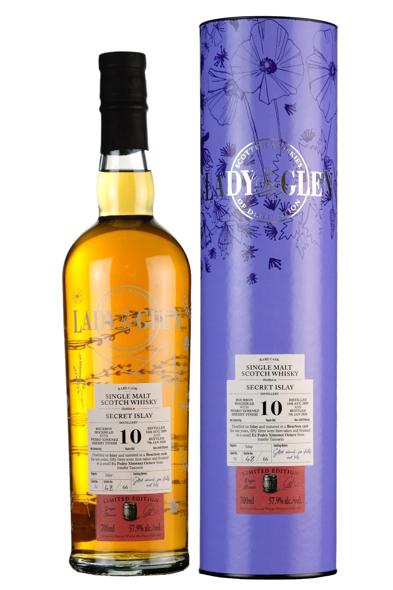 Secret Islay 2009-2020 | 10 Year Old PX Octave Finish | Lady Of The Glen