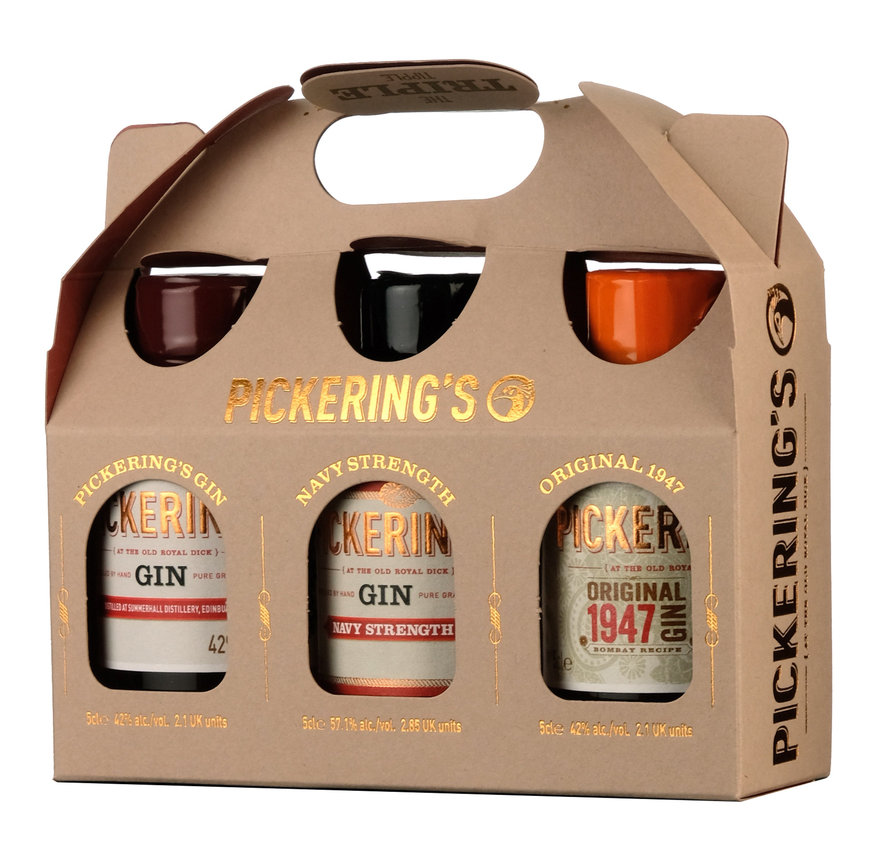 Pickering's Gin Triple Tipple Gift Pack