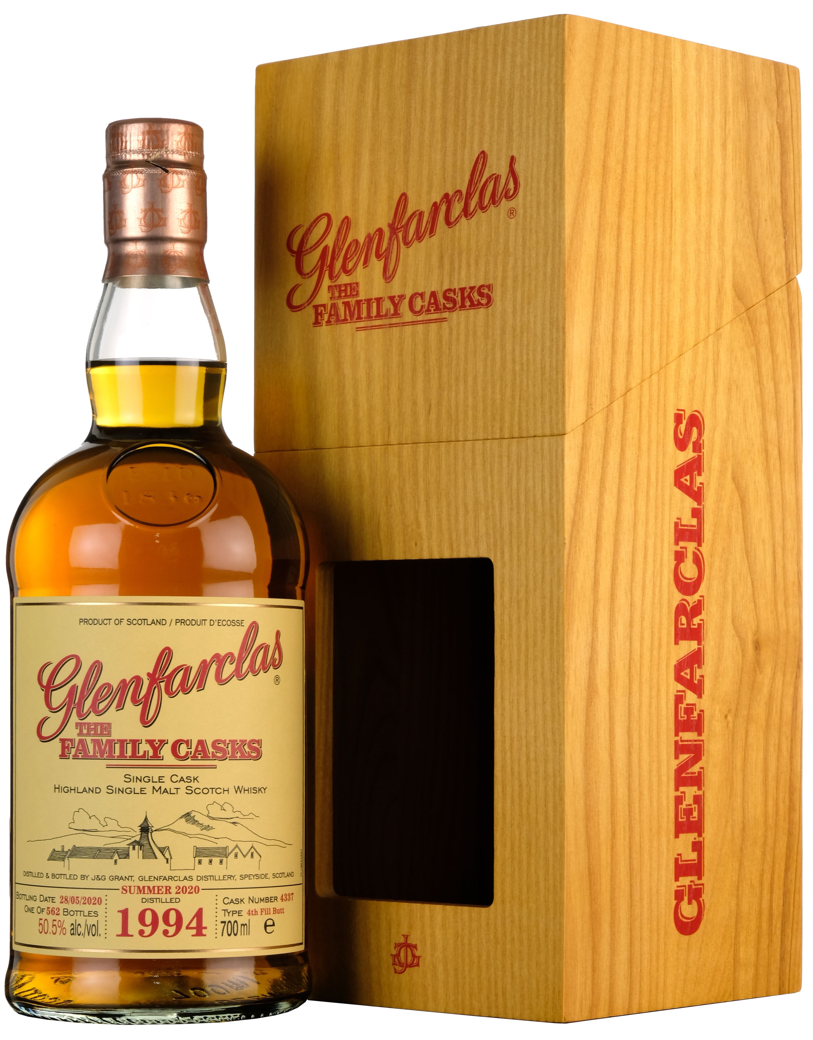 Glenfarclas 1994-2020 | 25 Year Old The Family Cask 4337