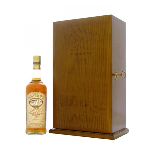 bowmore, 1964, 28, year, old, bourbon, cask, second, trillogy, islay, single, malt, scotch, whisky, whiskey
