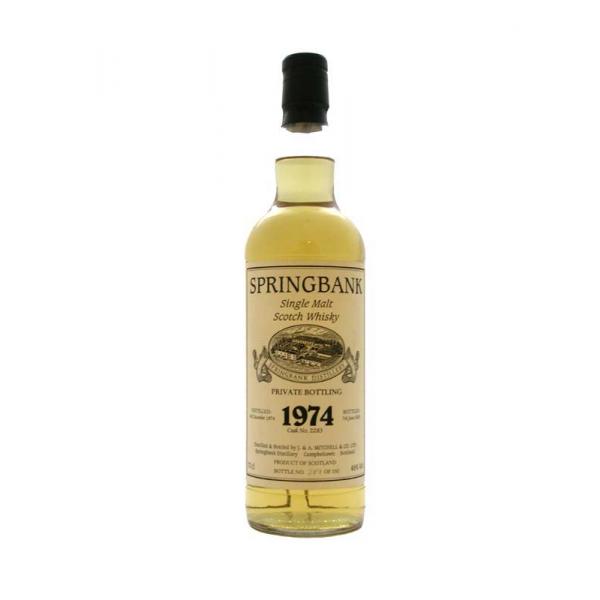 springbank, 1974, private, bottling, cask, 1777, 29, year, old, campbeltown, single, malt, scotch, whisky, whiskey