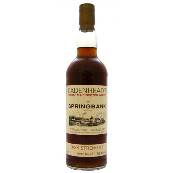 Springbank 1978 | Cadenhead's Cask Strength | Cask 196