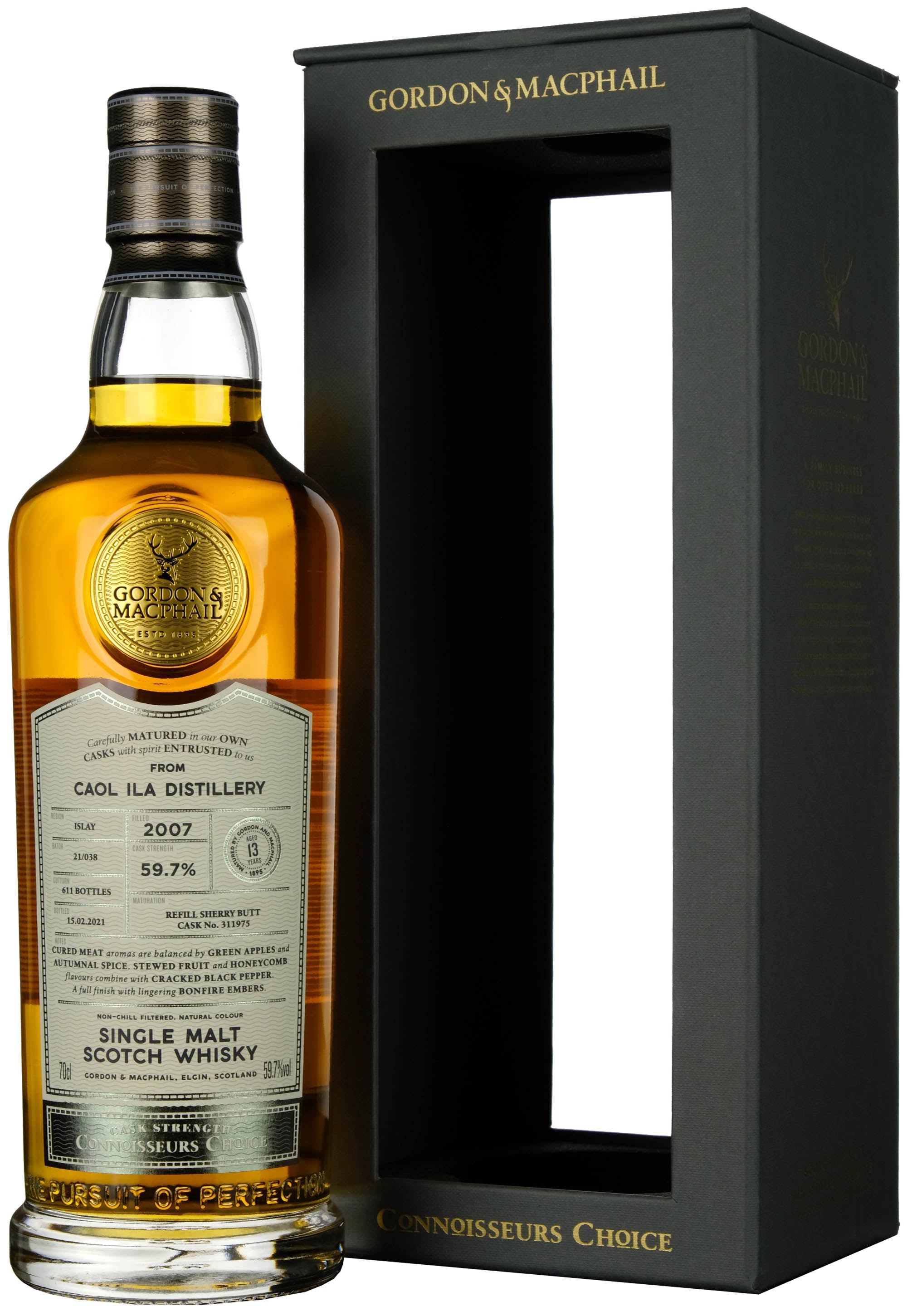 Caol Ila 2007-2021 | 13 Year Old Gordon & MacPhail Connoisseurs Choice Single Cask 311975