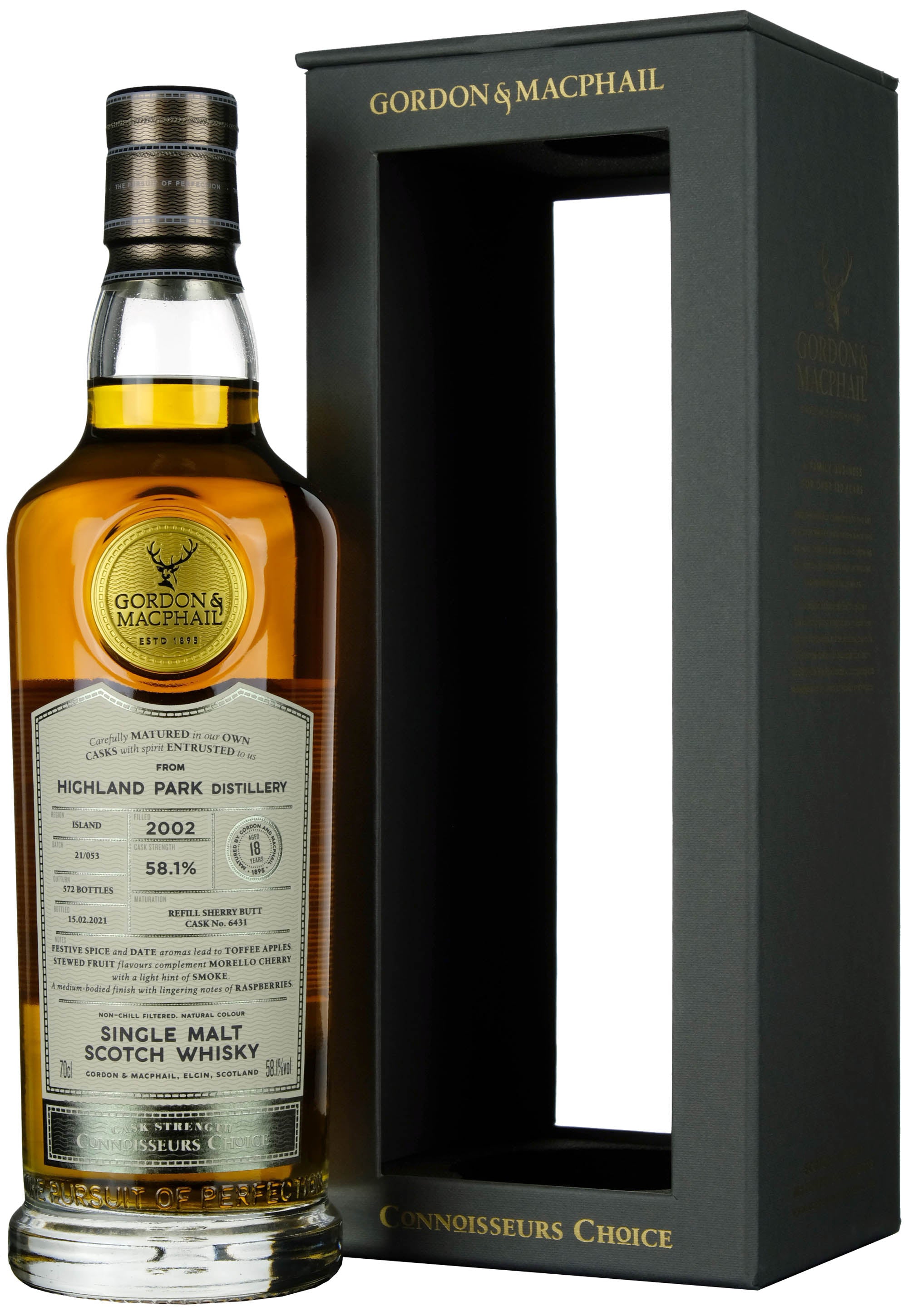 Highland Park 2002-2021 | 18 Year Old Gordon & MacPhail Connoisseurs Choice Single Cask 6431