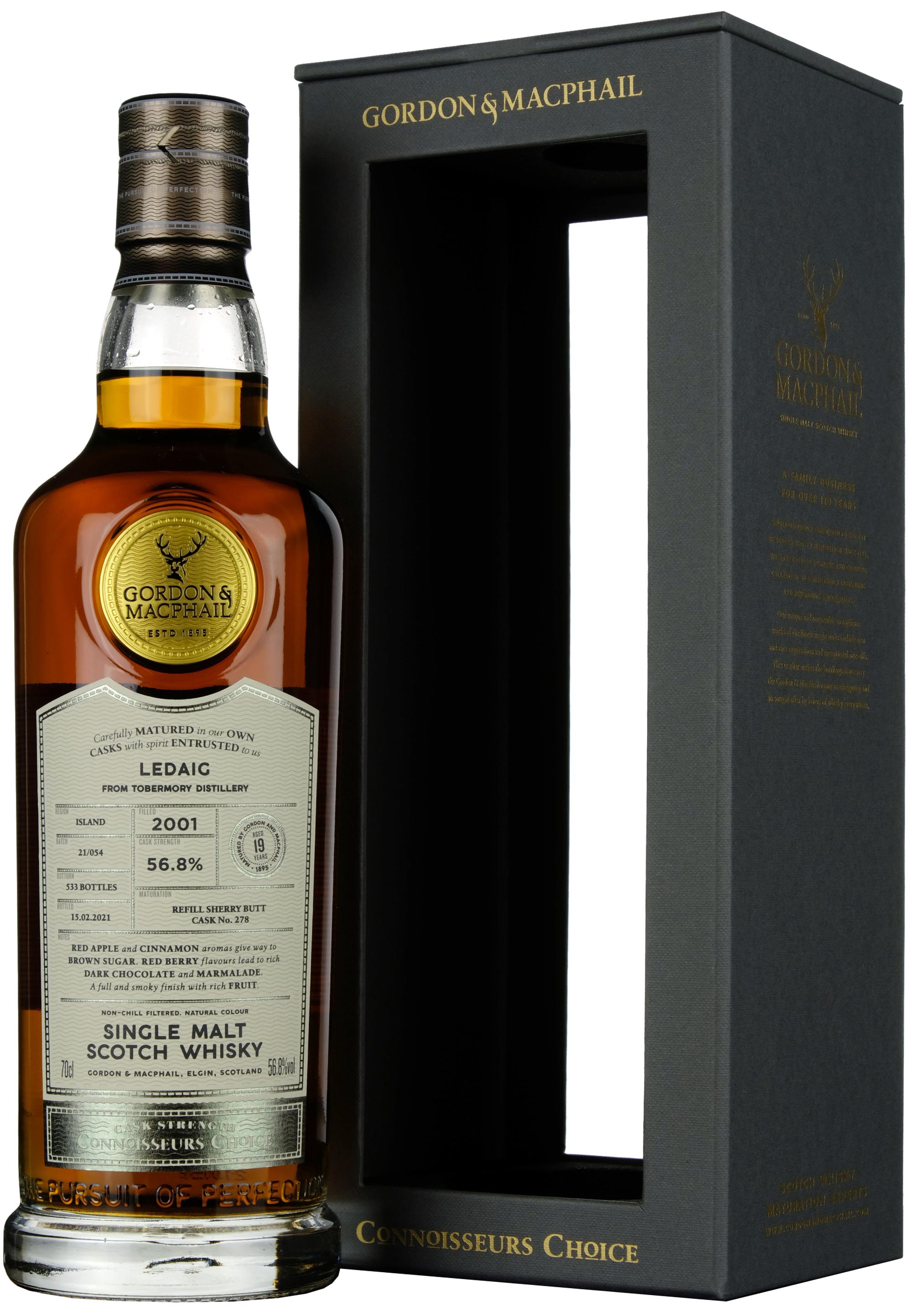 Ledaig 2001-2021 | 19 Year Old Gordon & MacPhail Connoisseurs Choice Single Cask 278