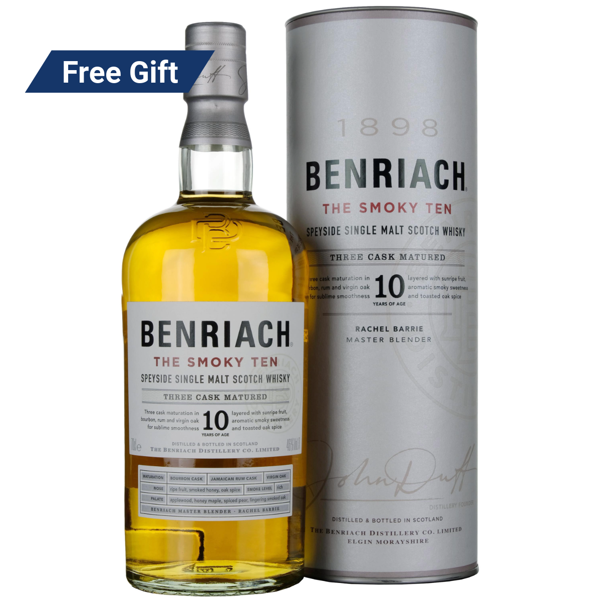 Benriach The Smoky Ten 10 Year Old Three Cask Matured