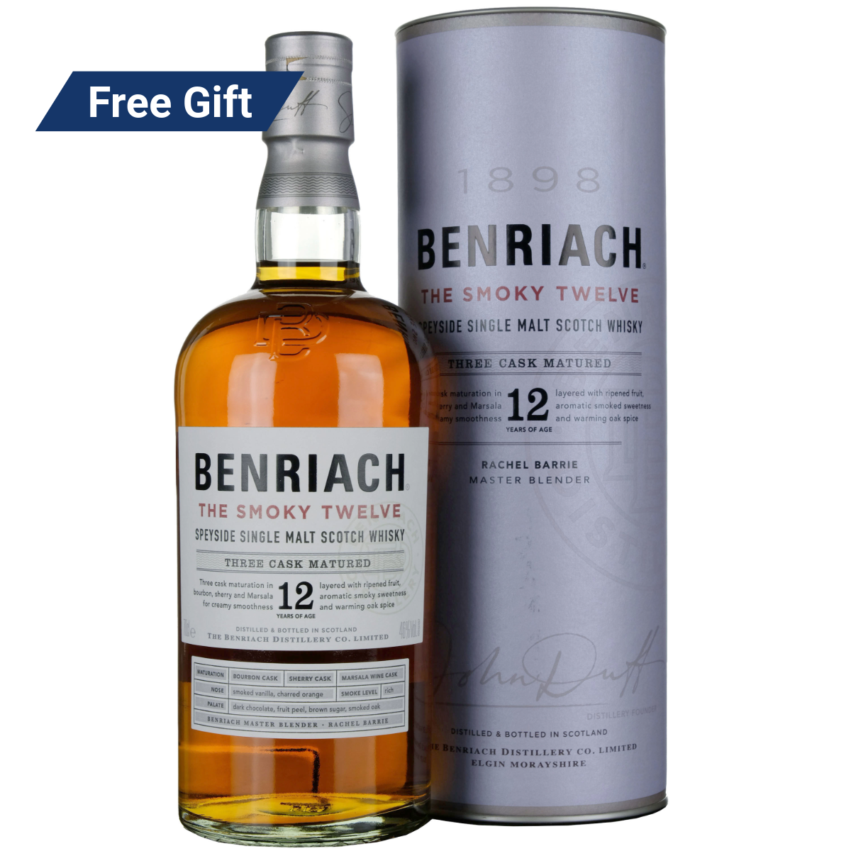 Benriach The Smoky Twelve 12 Year Old Three Cask Matured