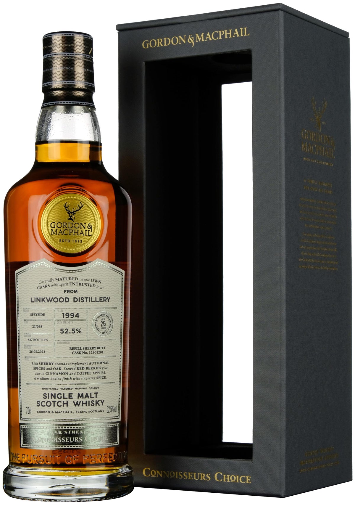 Linkwood 1994-2021 | 26 Year Old Gordon & MacPhail Connoisseurs Choice Single Cask 12601201