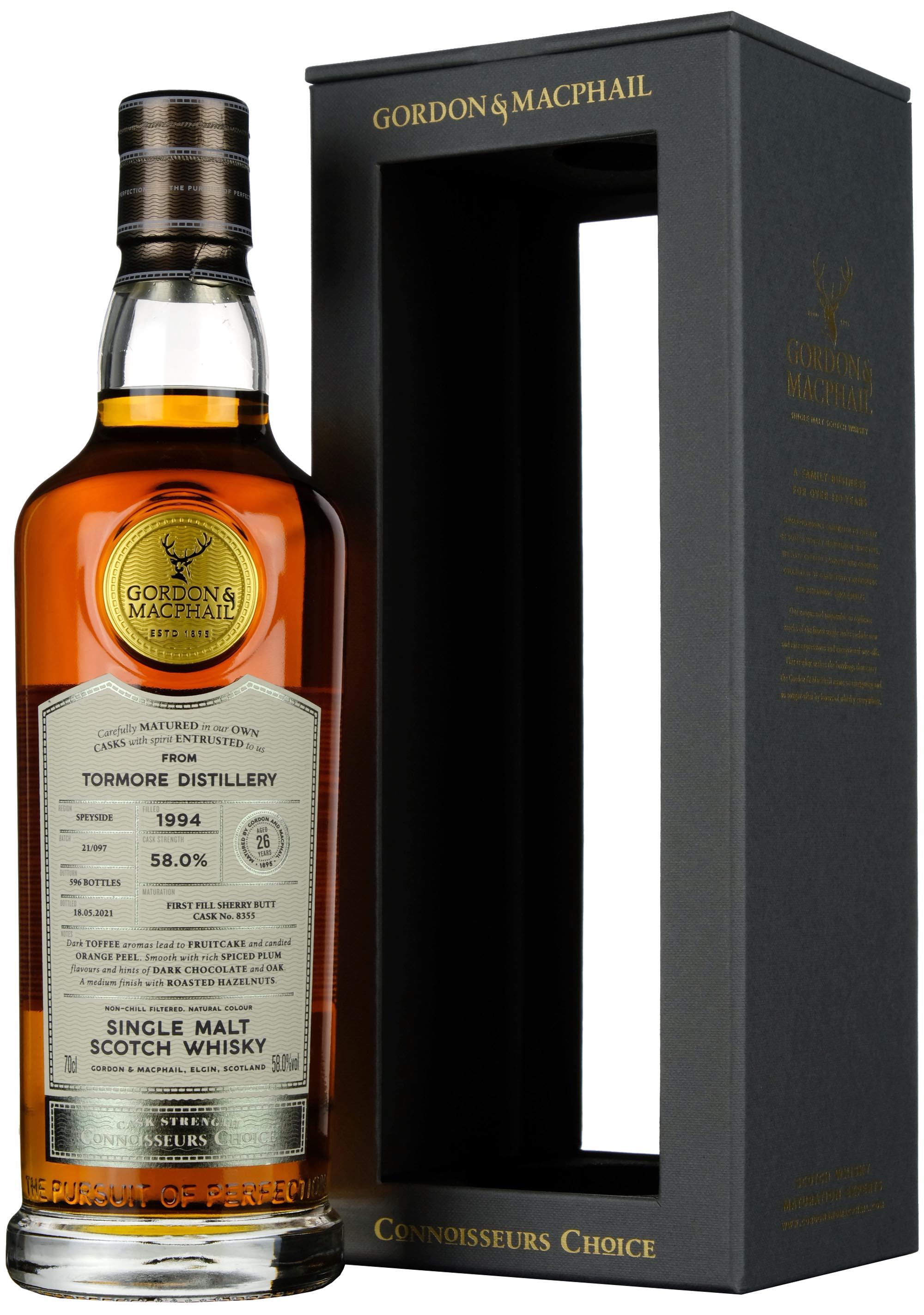 Tormore 1994-2021 | 26 Year Old Gordon & MacPhail Connoisseurs Choice Single Cask 8355