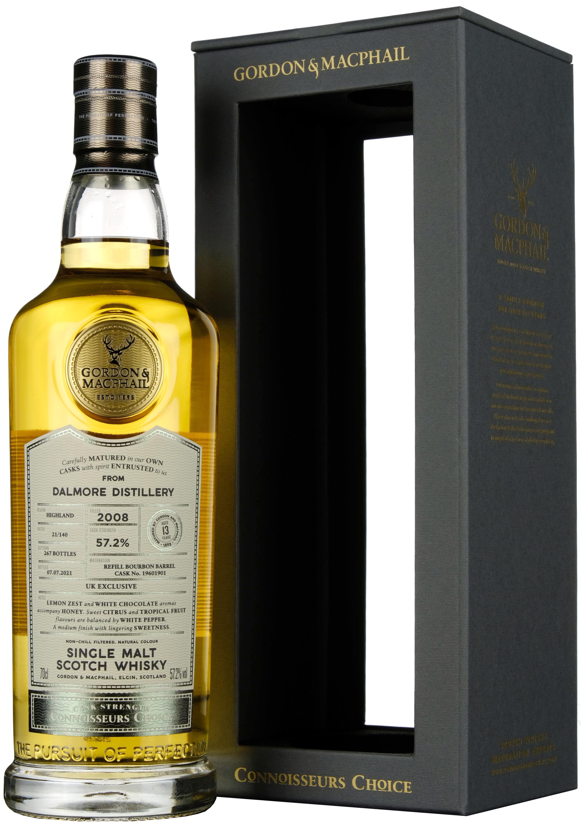Dalmore 2008-2021 | 13 Year Old Gordon & MacPhail Connoisseurs Choice Single Cask 19601901 UK Exclusive
