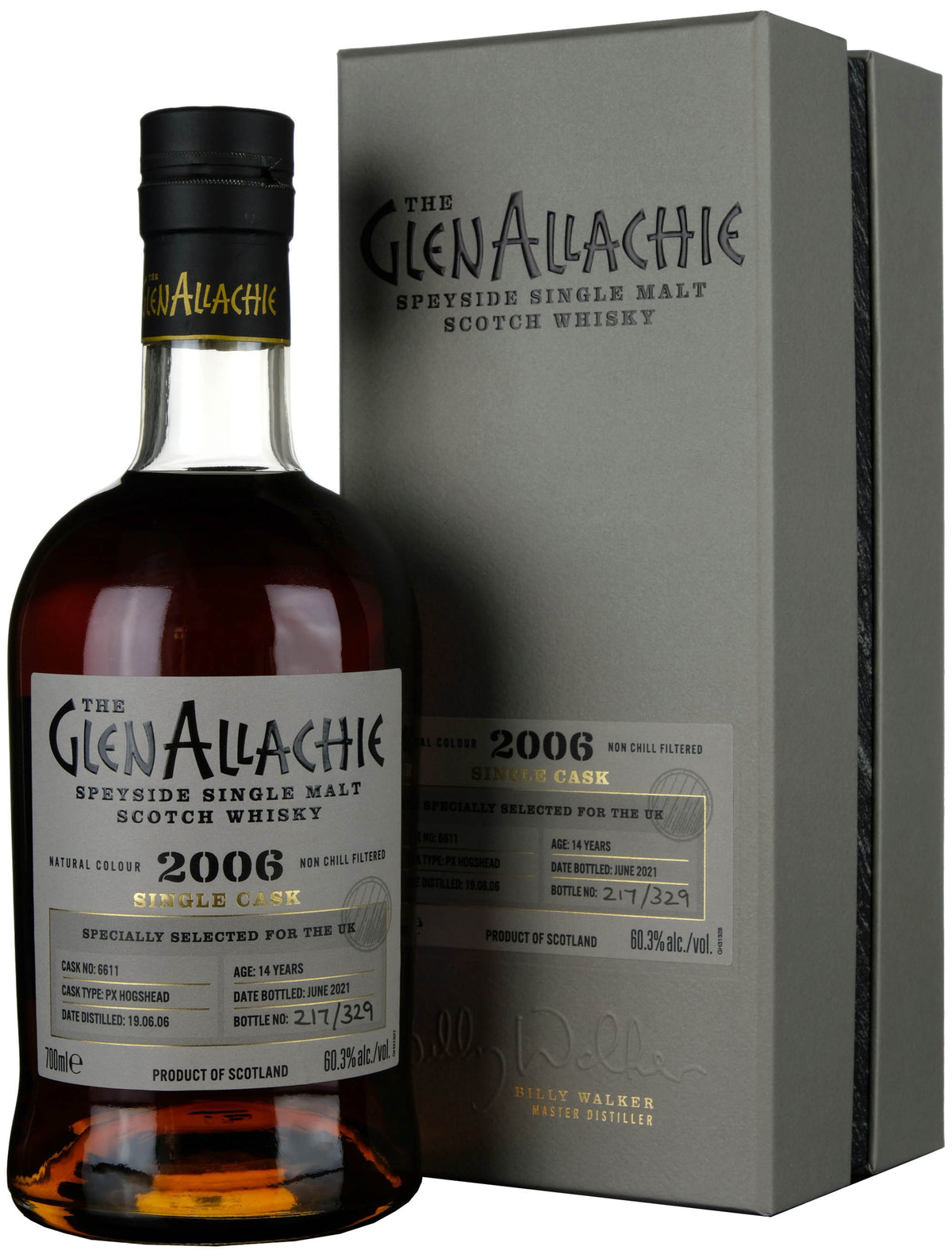 Glenallachie 2006-2021 | 14 Year Old Single Cask 6611 UK Exclusive