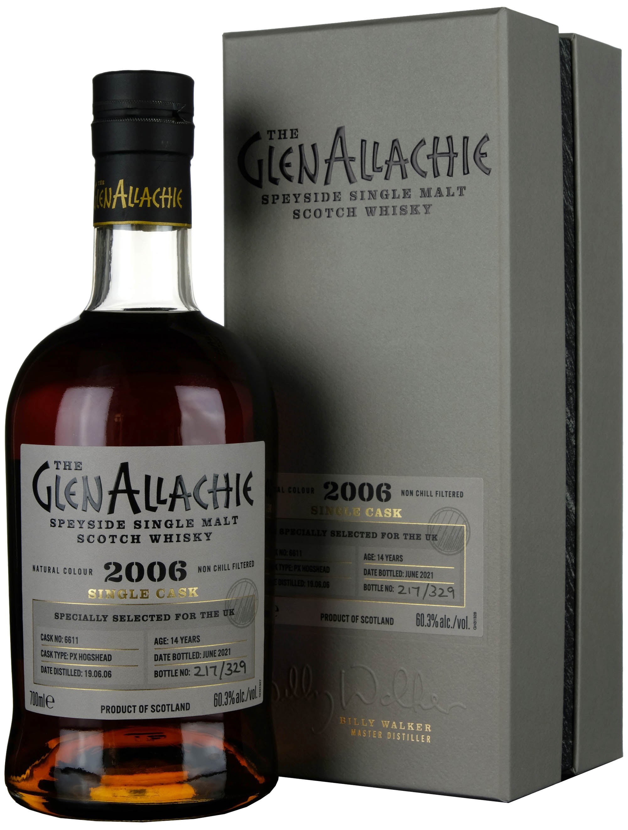 Glenallachie 2006-2021 | 14 Year Old Single Cask 6611 UK Exclusive