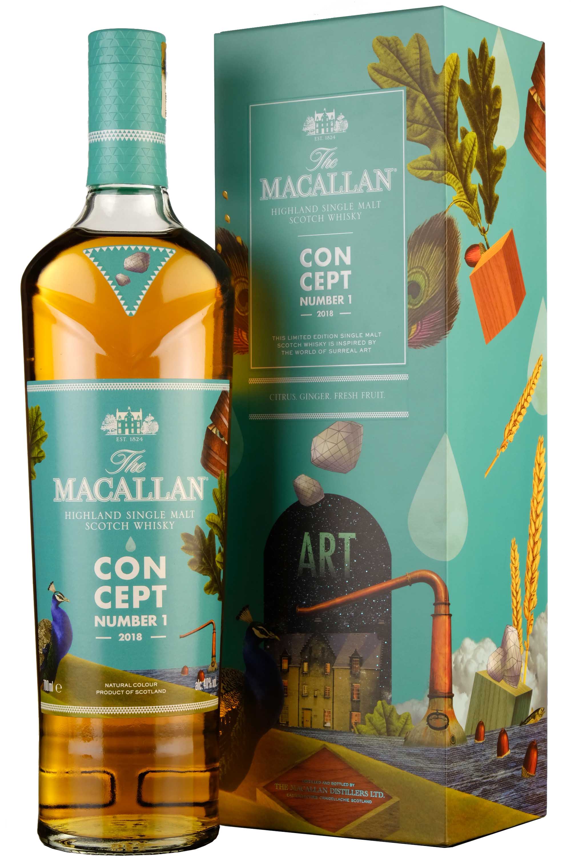 Macallan Concept Number 1 The World Of Surreal Art 2018 Release