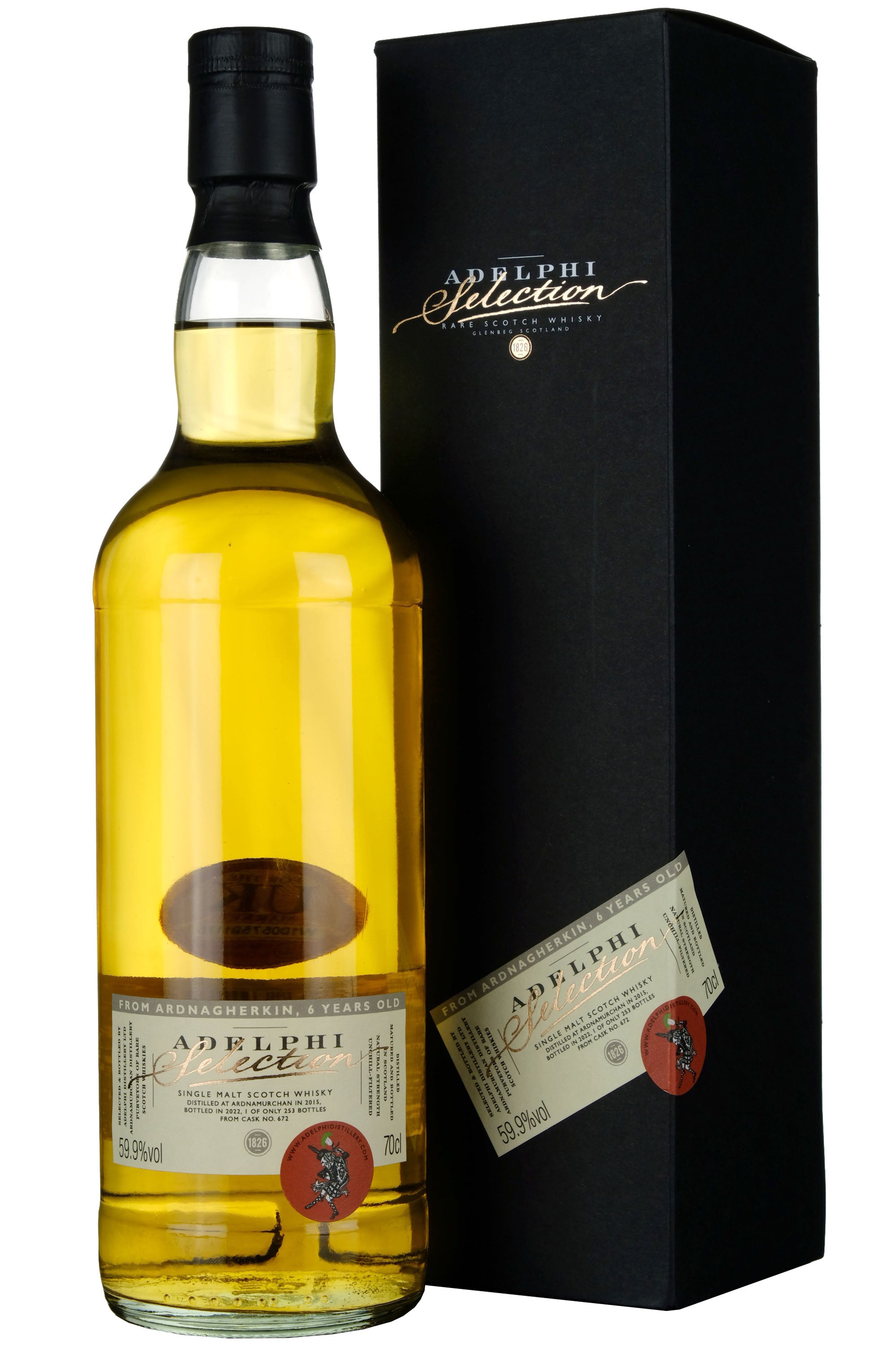 Ardnagherkin (Ardnamurchan) 2015-2022 | 6 Year Old Adelphi Selection Single Cask 672