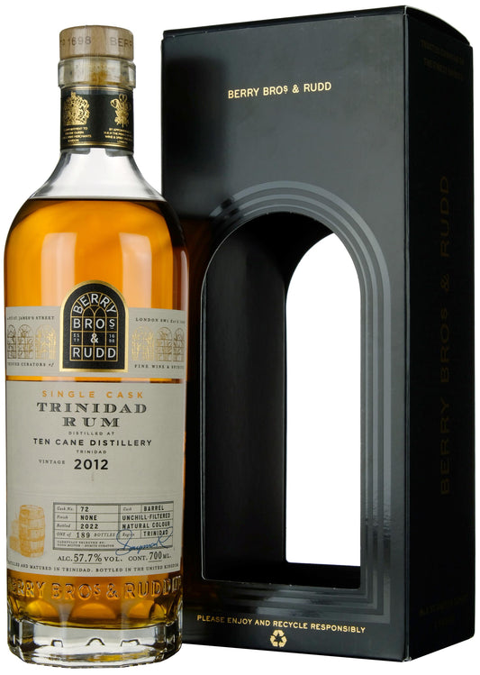 Ten Cane 2012-2022 | 10 Year Old Berry Bros Single Cask 72