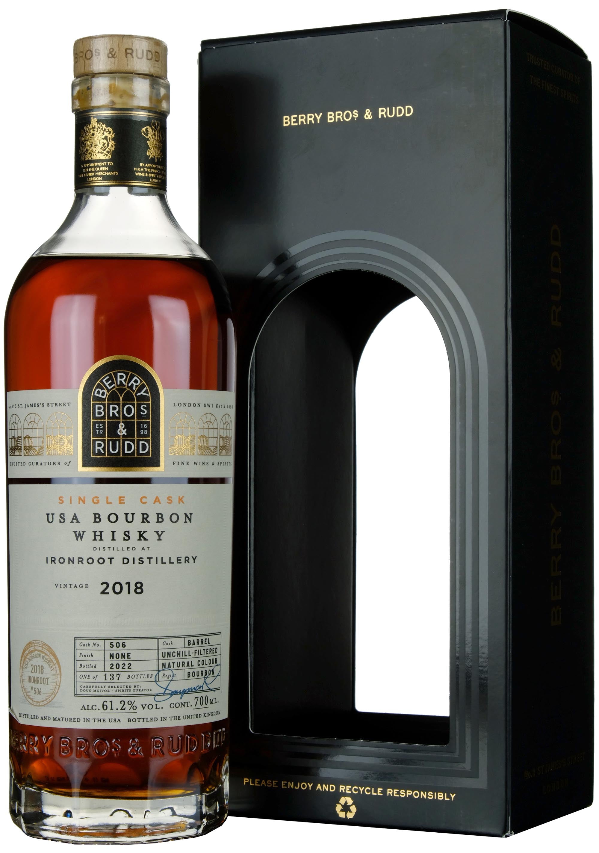 Ironroot 2018-2022 | 4 Year Old Berry Bros Cask Single Cask 506