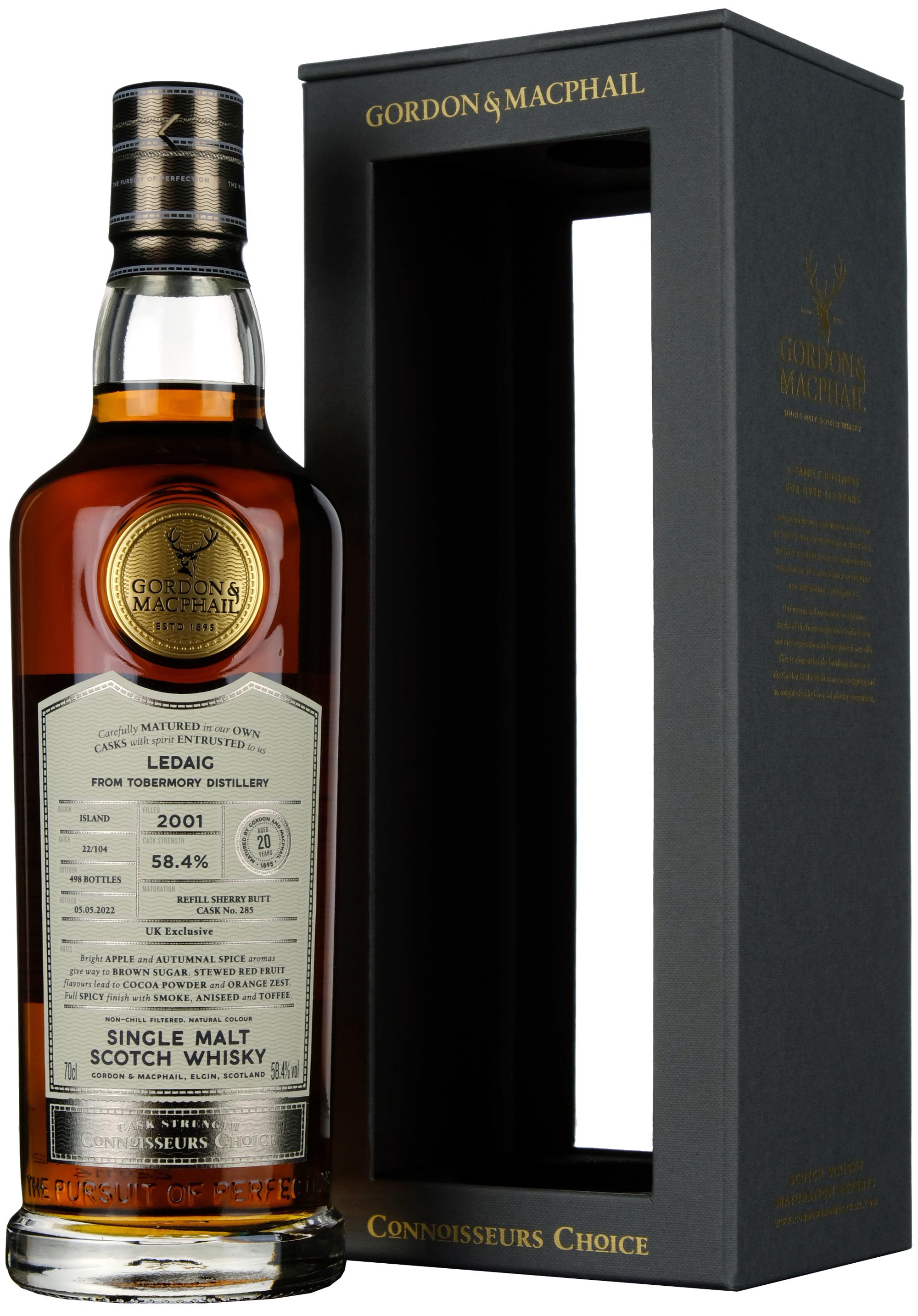 Ledaig 2001-2022 | 20 Year Old Gordon & MacPhail Connoisseurs Choice Single Cask 285 UK Exclusive