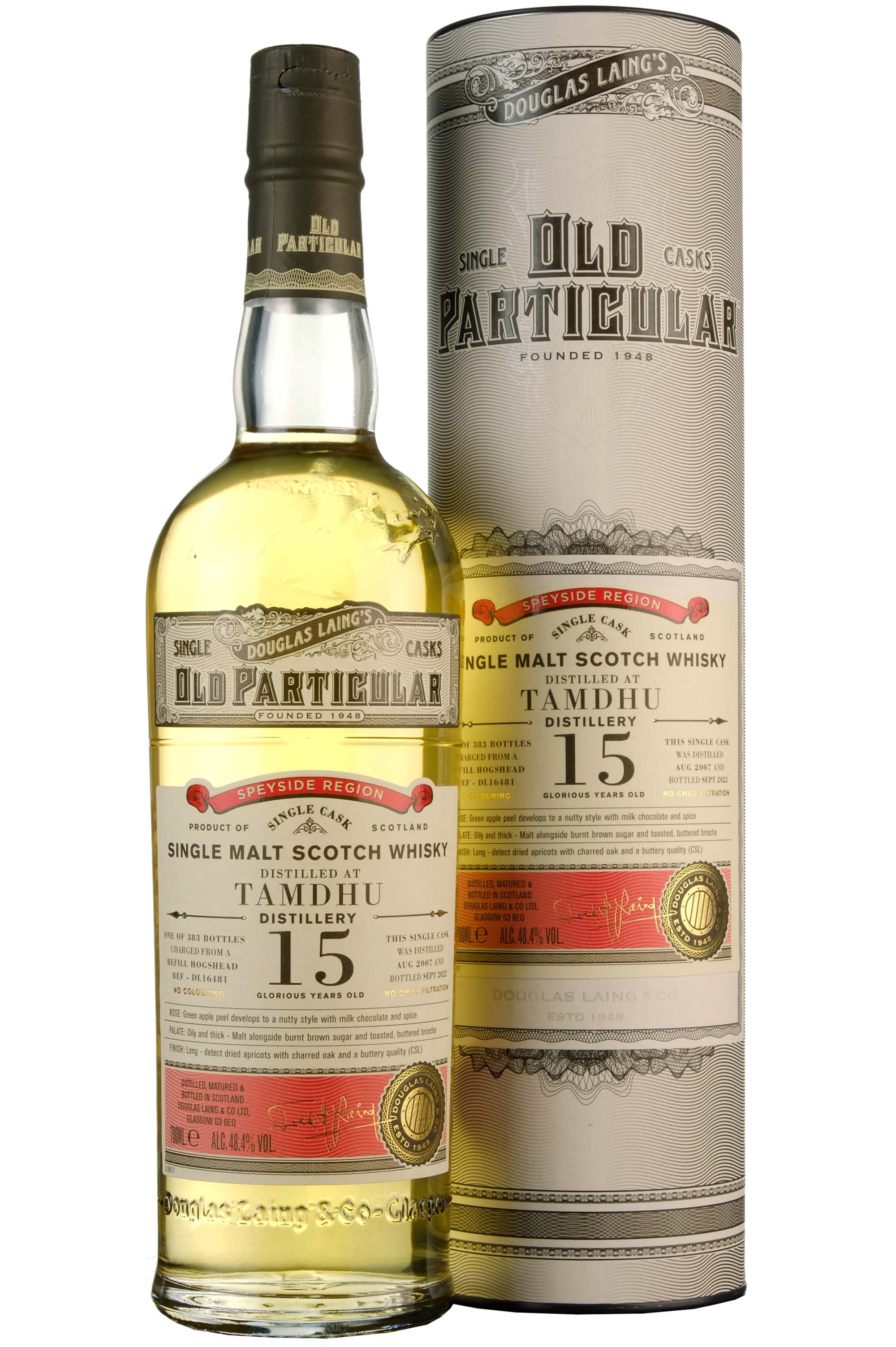 Tamdhu 2007-2022 | 15 Year Old Douglas Laing Old Particular Single Cask DL16481