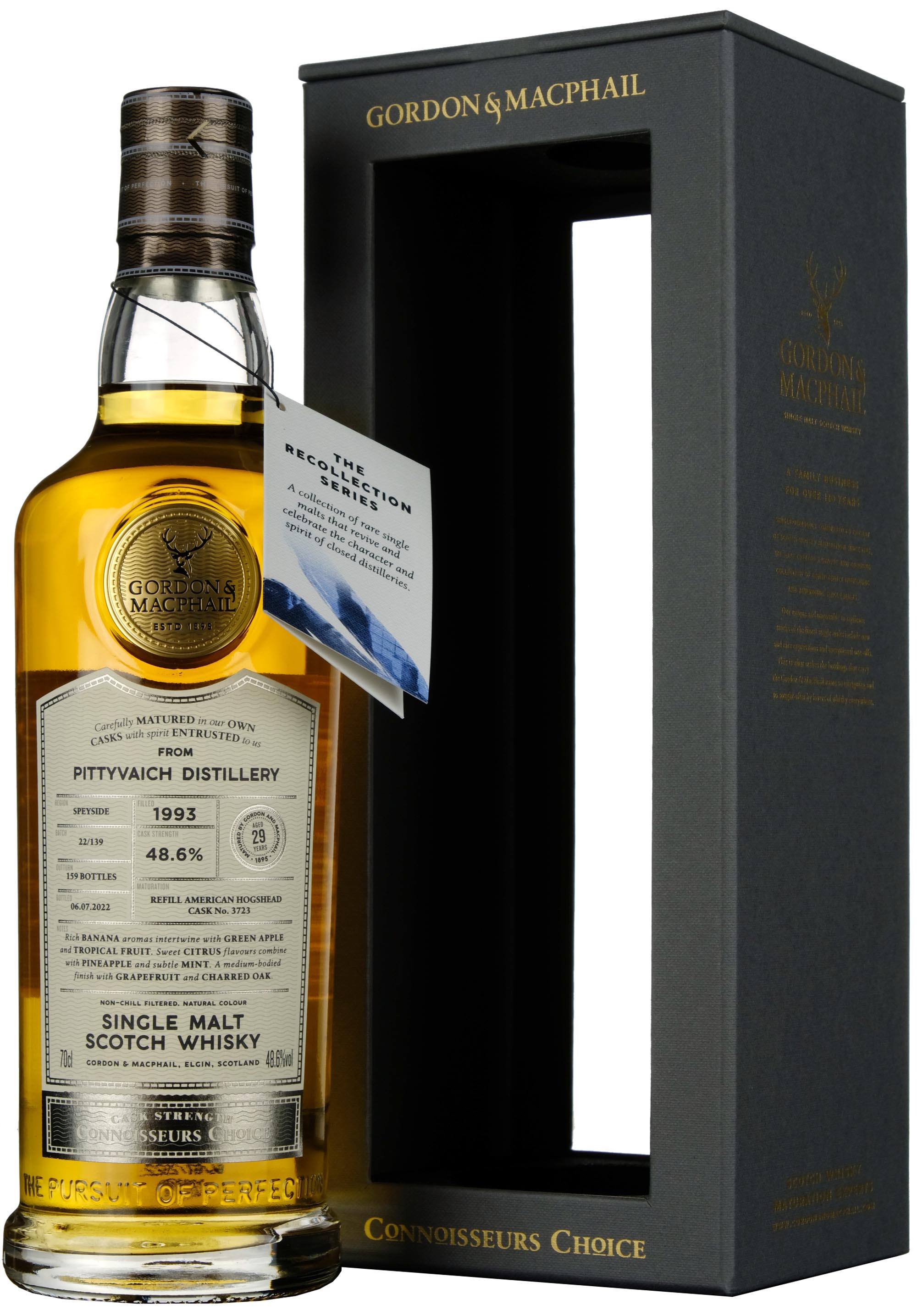 Pittyvaich 1993-2022 | 29 Year Old Gordon & MacPhail Connoisseurs Choice Single Cask 3723 The Recollection