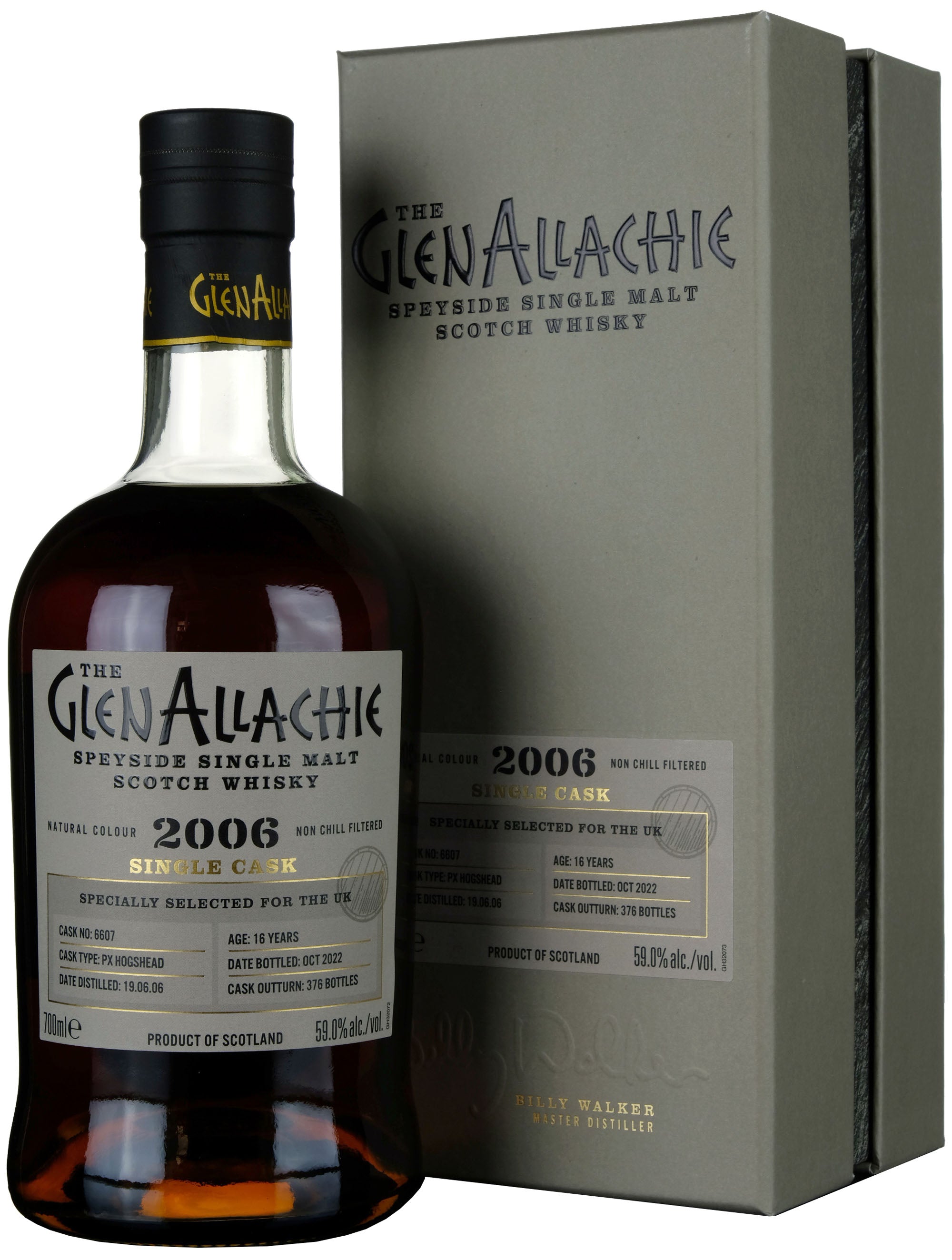 Glenallachie 2006-2022 | 16 Year Old Single Cask 6607 UK Exclusive