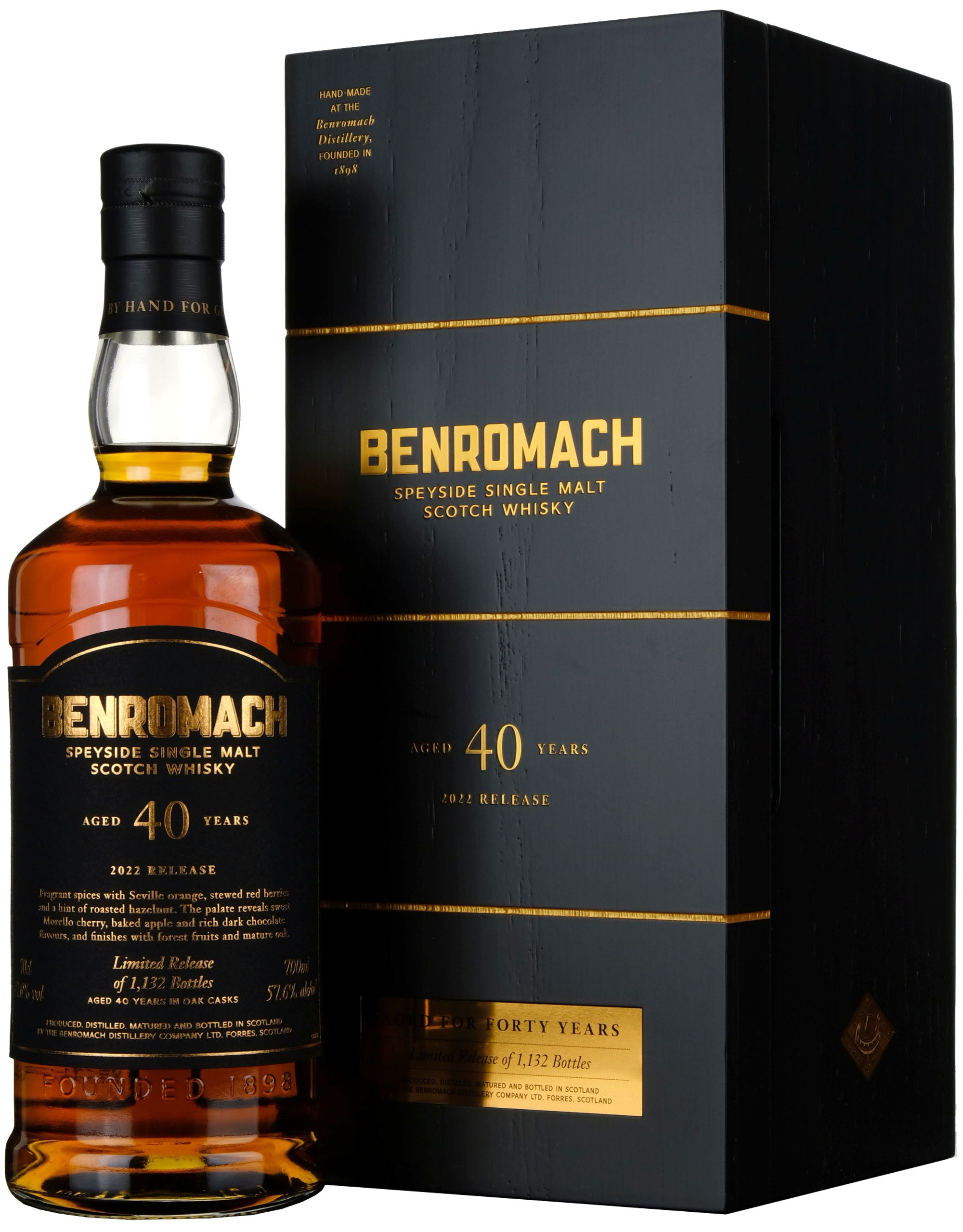 Benromach 40 Year Old 2022 Release Batch 1