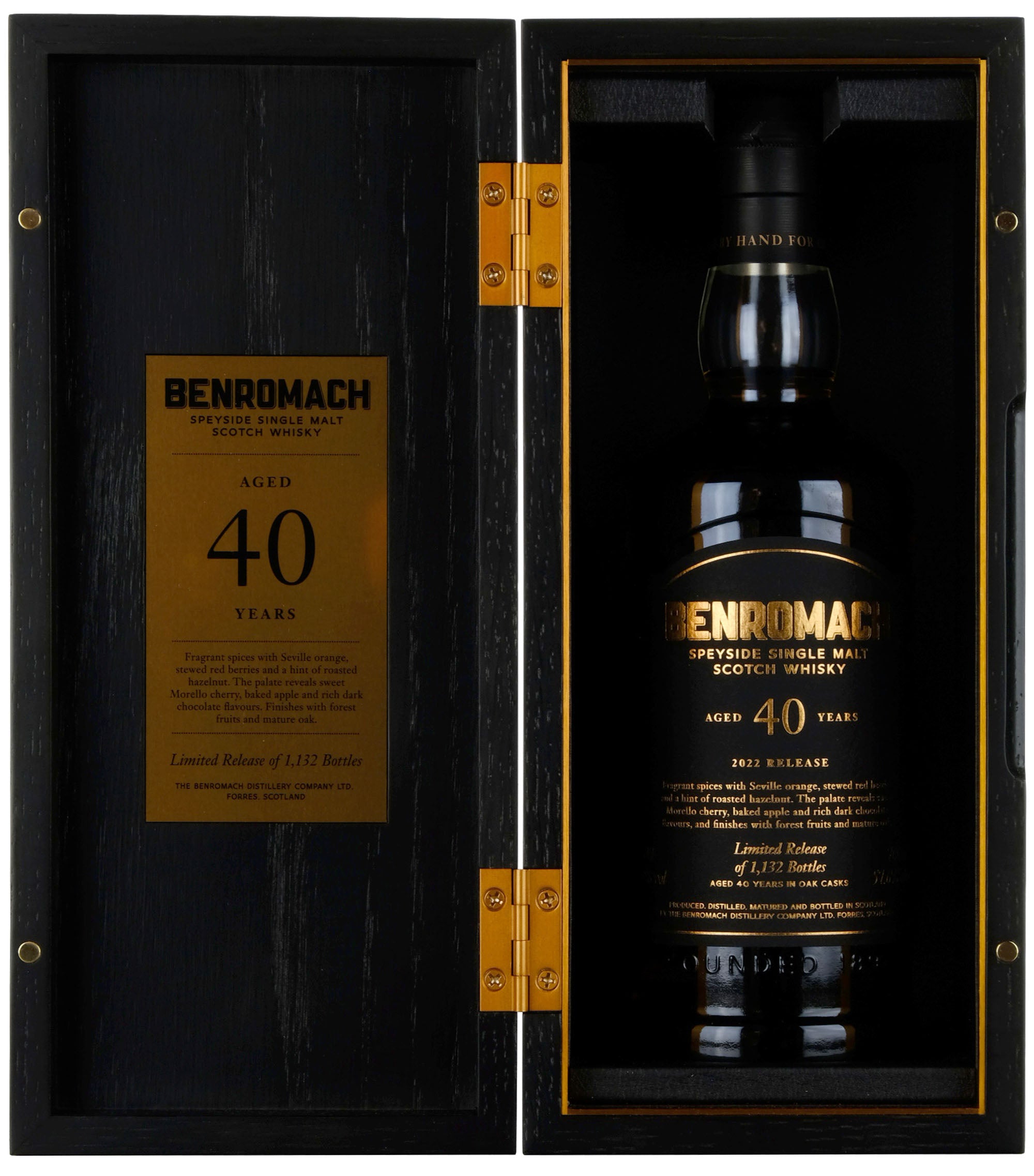 Benromach 40 Year Old 2022 Release Batch 1