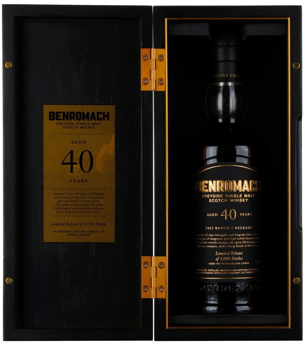 Benromach 40 Year Old 2022 Release Batch 2