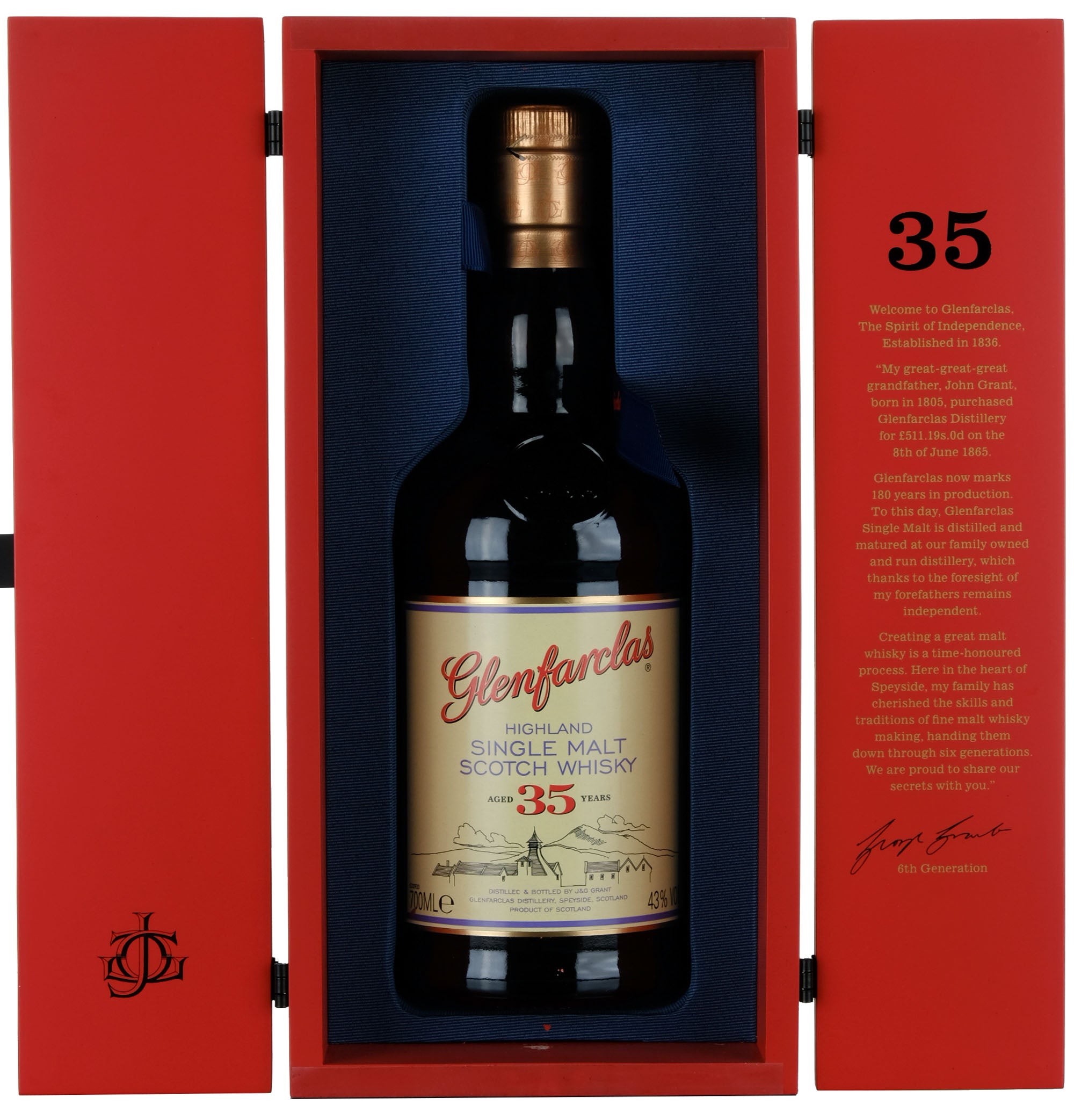 ウイスキー Glenfarclas 35 Years Old Glenfarclas 35 Year Old Warehouse Bottled 2022 - Whisky-Online Shop