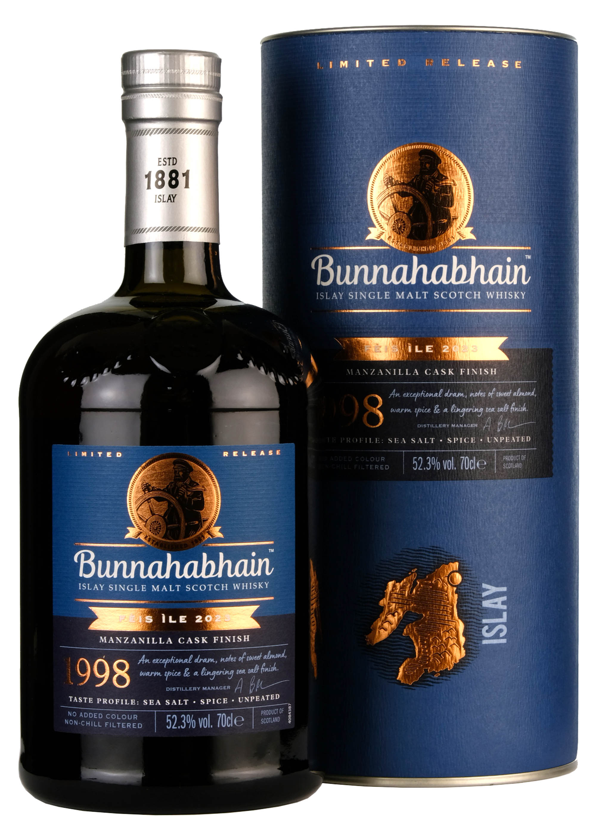 Bunnahabhain 1998 Manzanilla Cask Finish | Feis Ile 2023