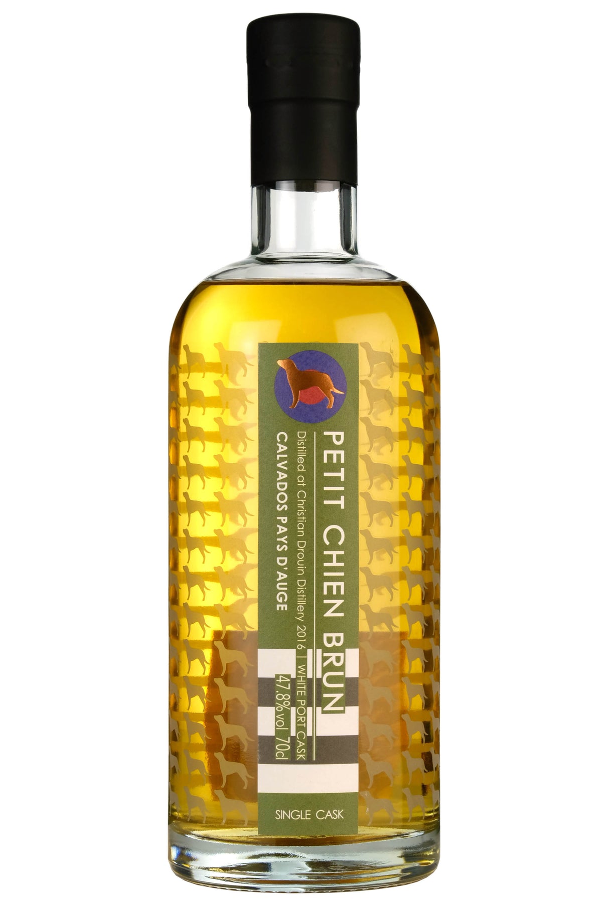 Christian Drouin Petit Chien Brun 2016-2023 Little Brown Dog Single Cask Calvados