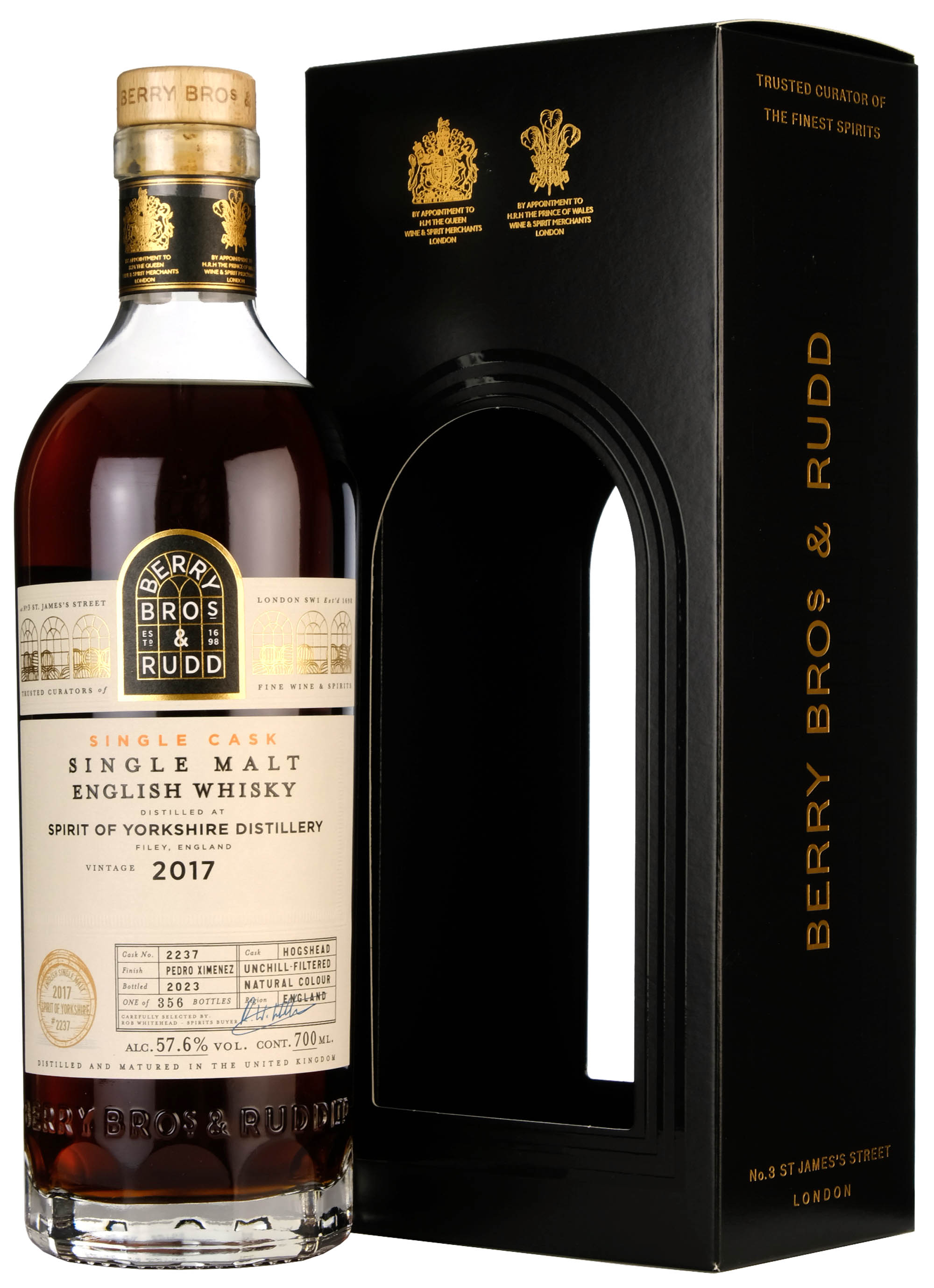 Spirit Of Yorkshire 2017-2023 | 6 Year Old Berry Bros & Rudd Single Cask 2237
