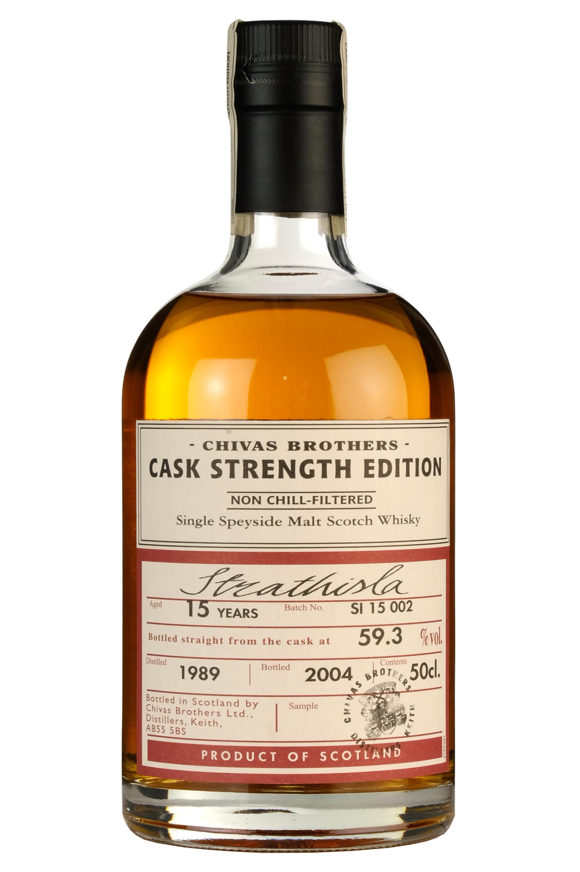 Strathisla 1989-2004 | 15 Year Old Chivas Brothers Cask Strength Edition Batch 2