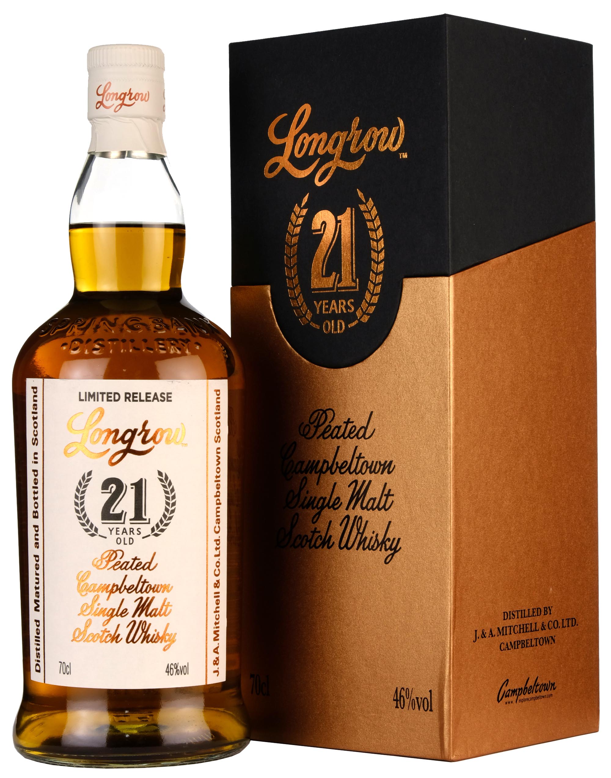 Longrow 21 Year Old Limited Edition Bottled 2020