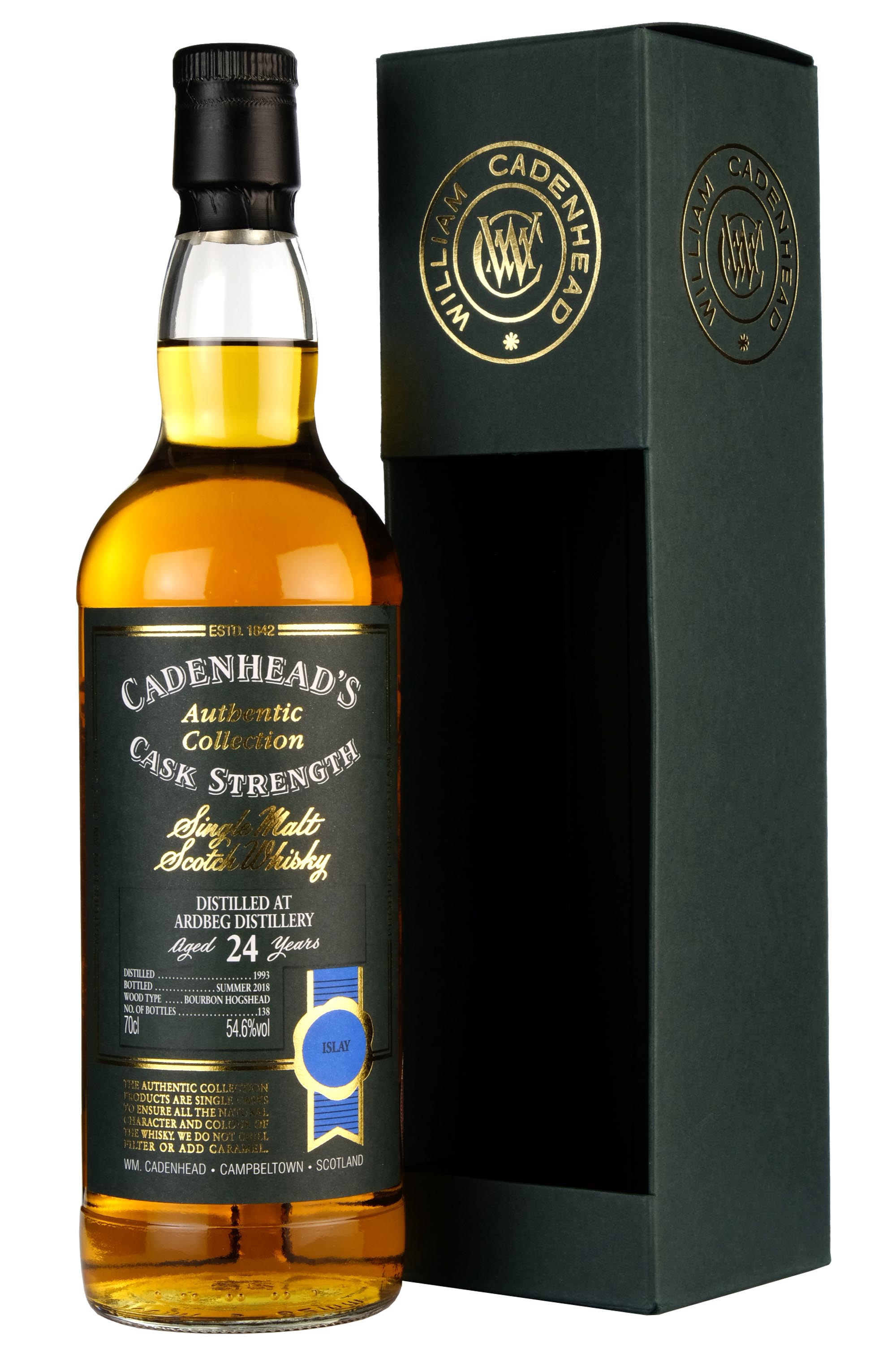 Ardbeg 1993-2018 | 24 Year Old Cadenhead's Authentic Collection Single Cask