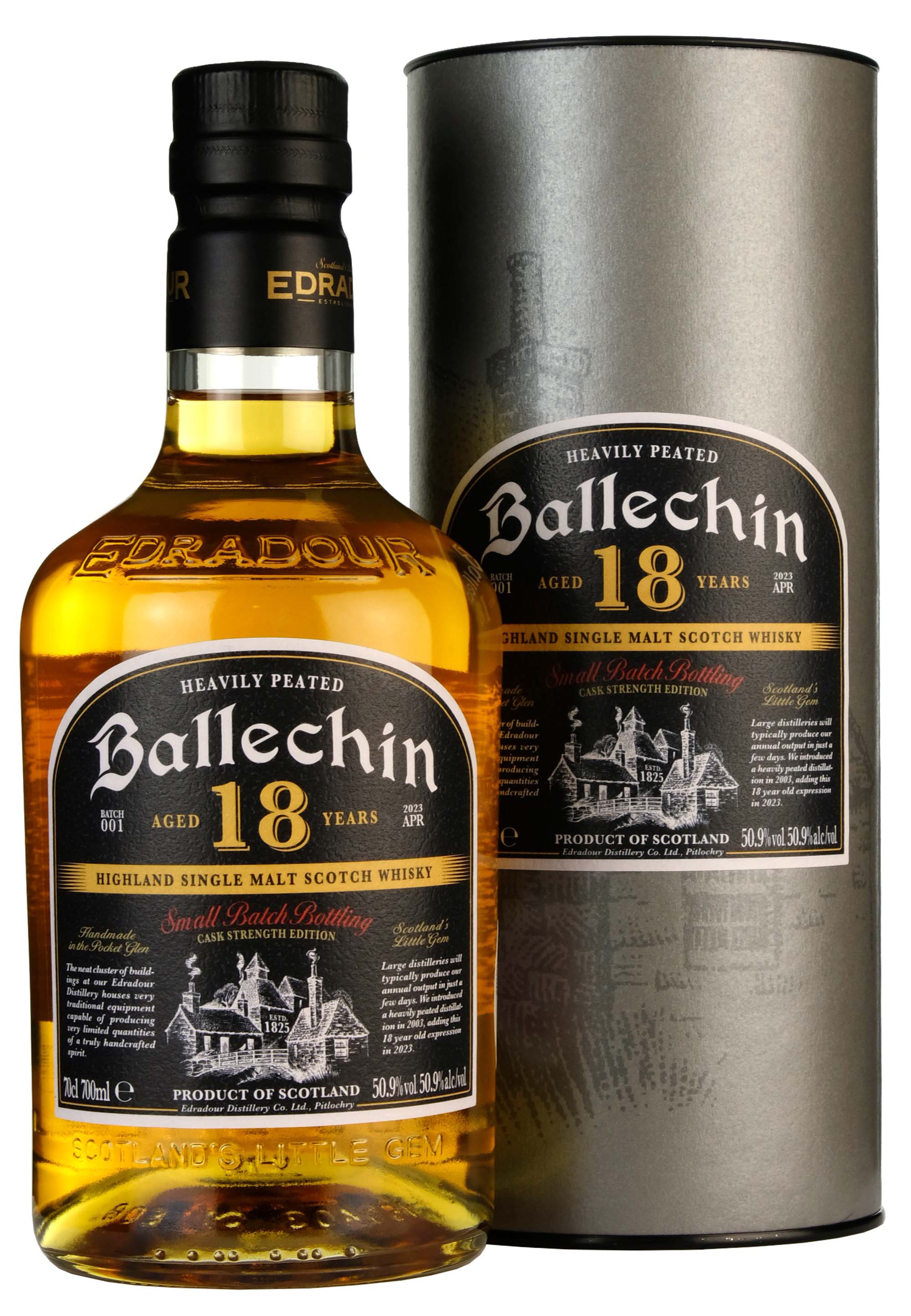 Edradour Ballechin 18 Year Old Cask Strength Batch 001