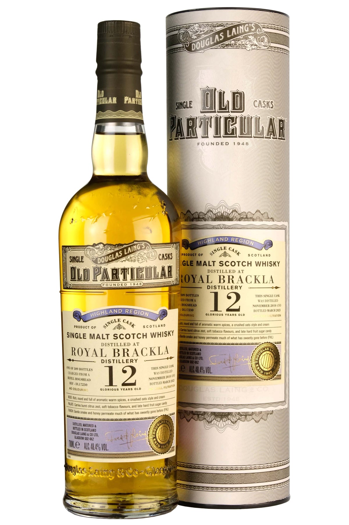 Royal Brackla 2010-2023 | 12 Year Old Douglas Laing Old Particular Single Cask DL17230