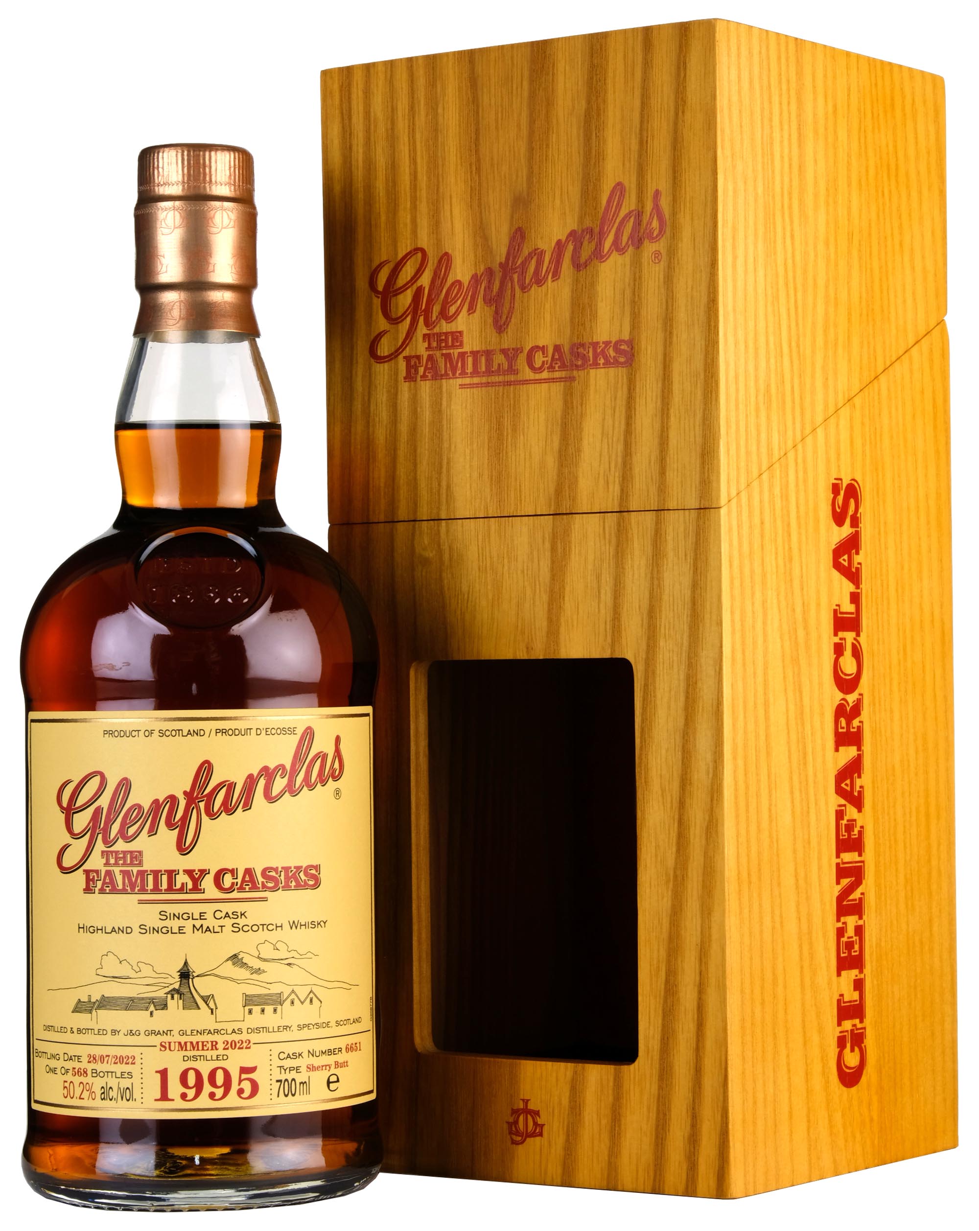 Glenfarclas 1995-2022 | 26 Year Old The Family Cask 6651