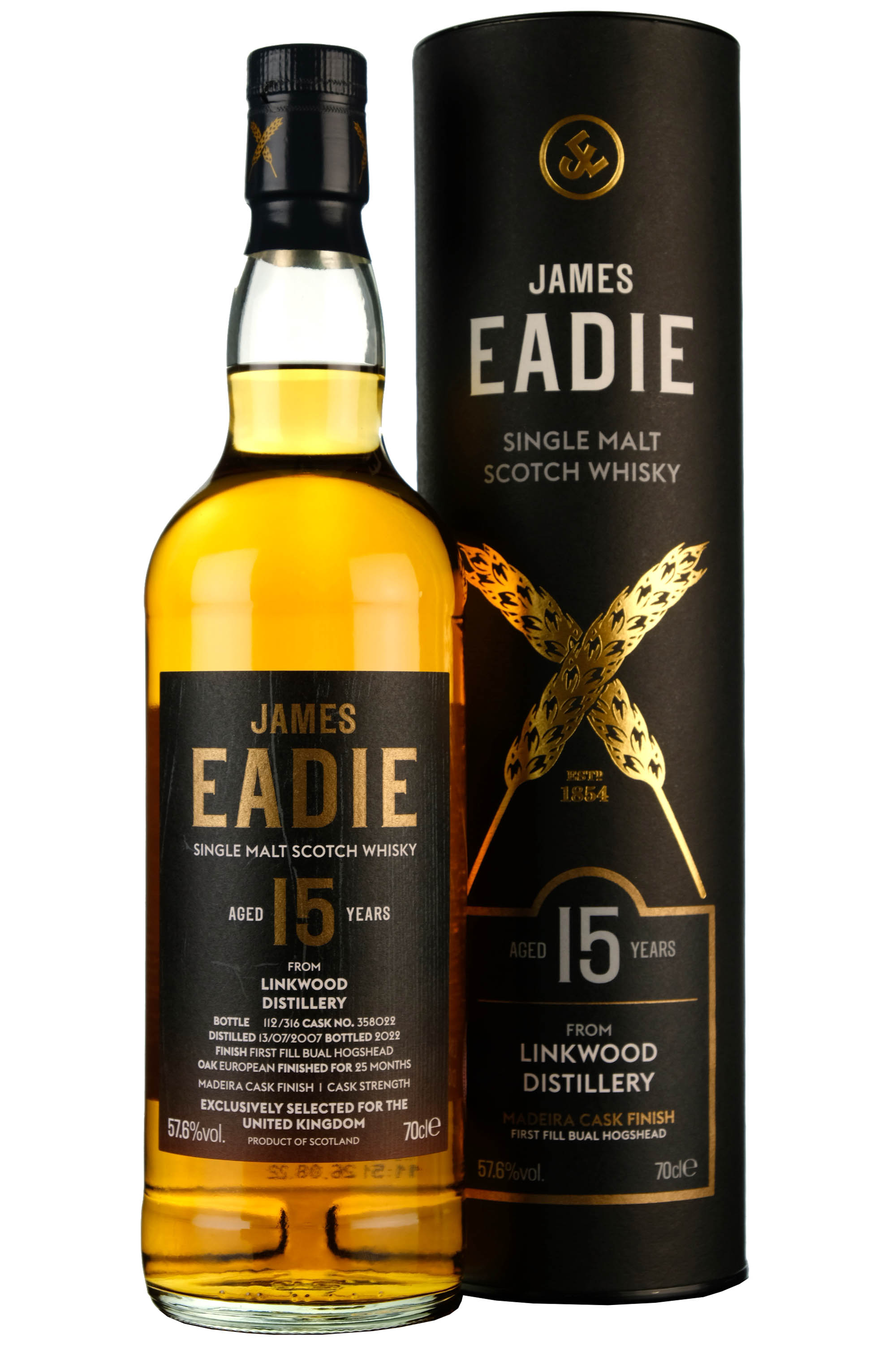 Linkwood 2007-2022 | 15 Year Old James Eadie Single Cask 358022