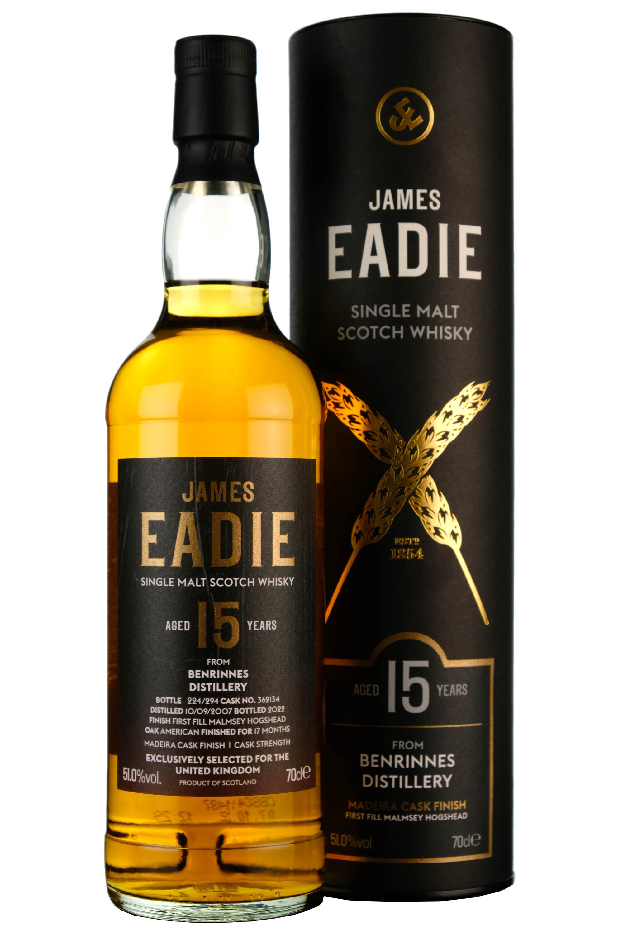 Benrinnes 2007-2022 | 15 Year Old James Eadie Single Cask 362134