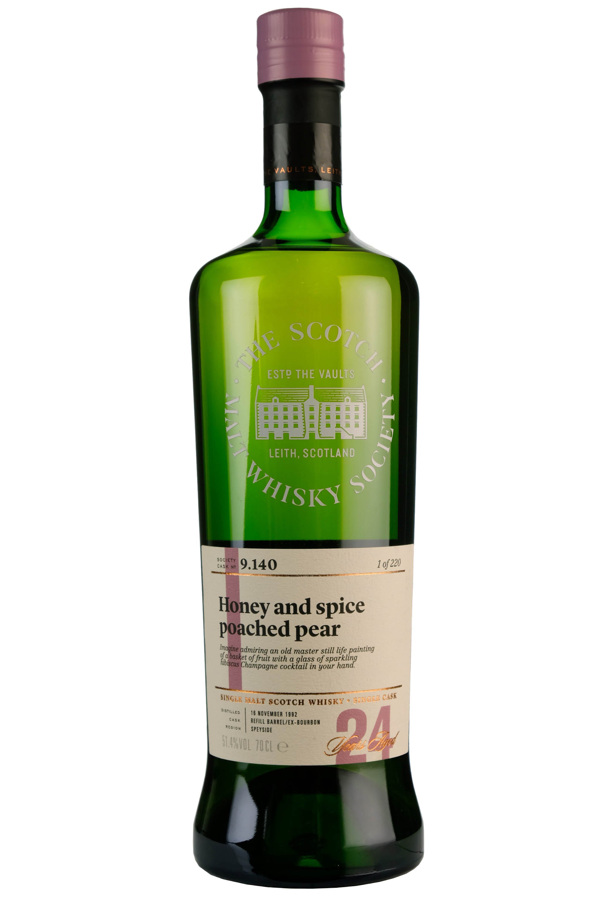 Glen Grant 1992-2017 | 24 Year Old | SMWS 9.140 | Honey And Spice Poached Pear