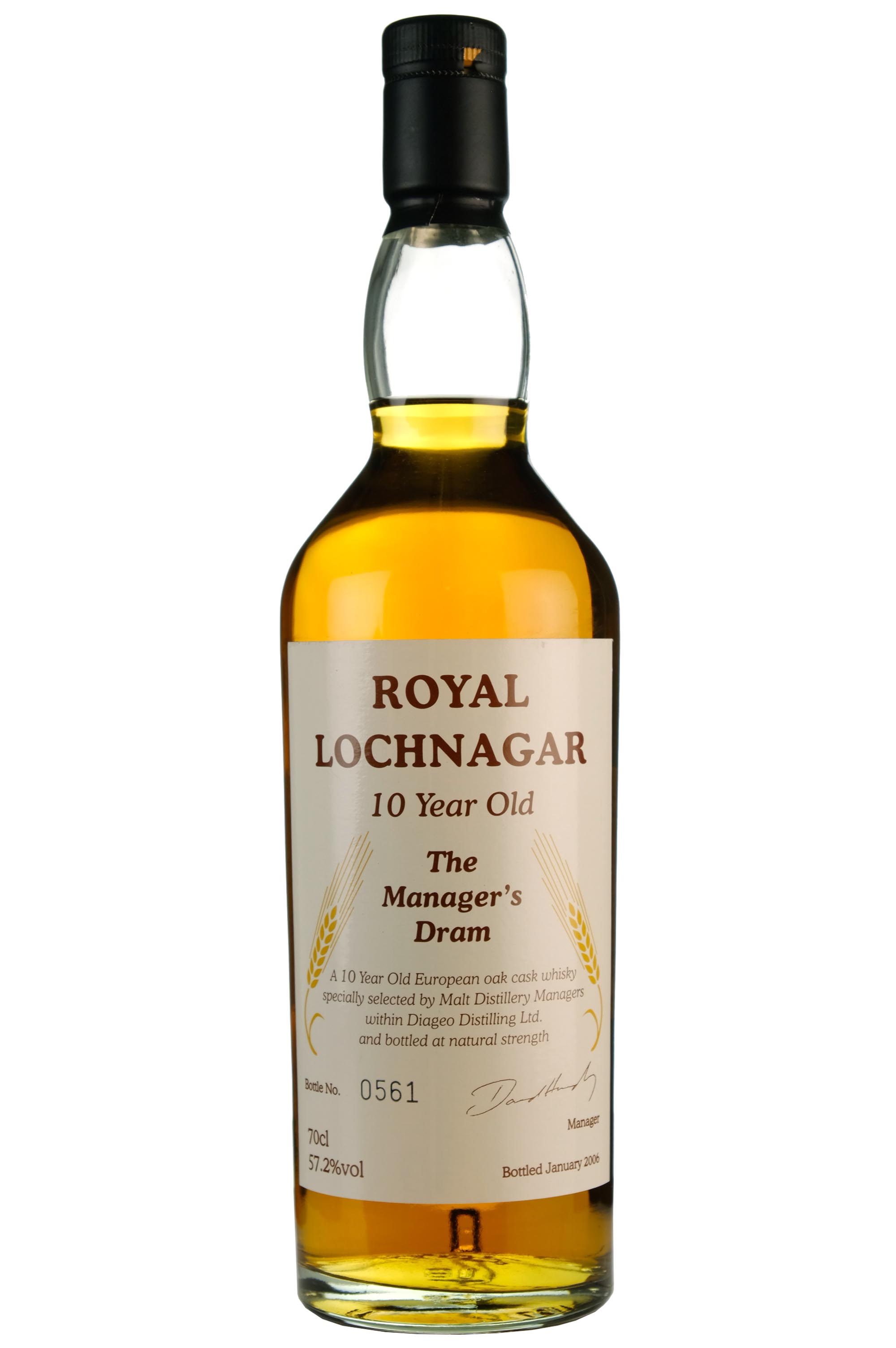 Royal Lochnagar 10 Year Old The Manager's Dram 2006 Release