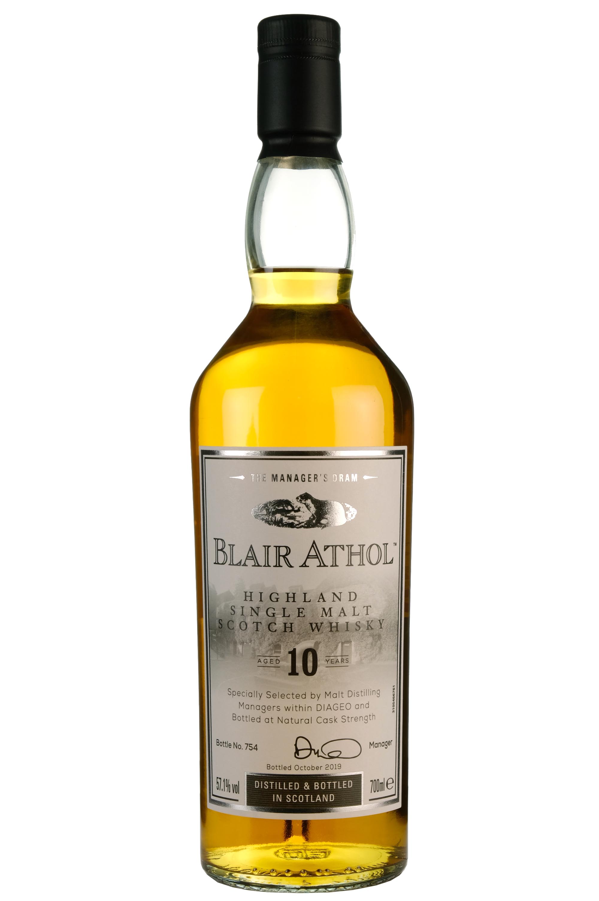Blair Athol 10 Year Old The Manager's Dram 2019 Release