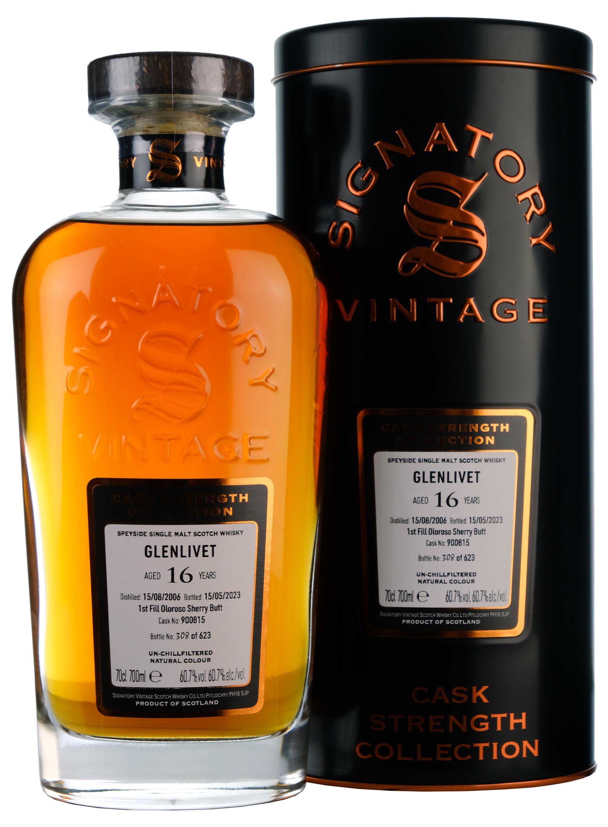 Glenlivet 2006-2023 | 16 Year Old Signatory Vintage Cask 900815