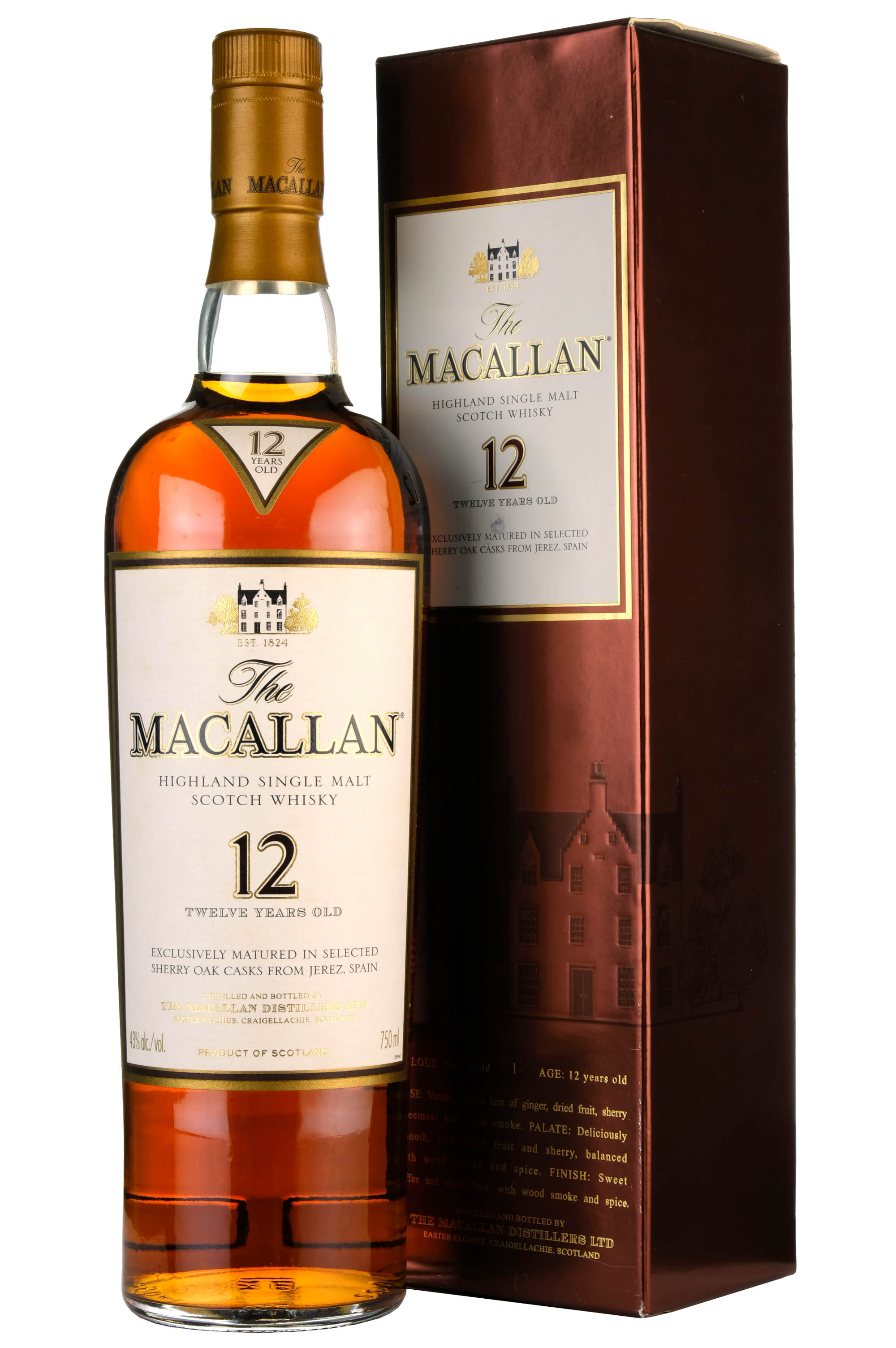 Macallan 12 Year Old Sherry Cask Mid 2000s