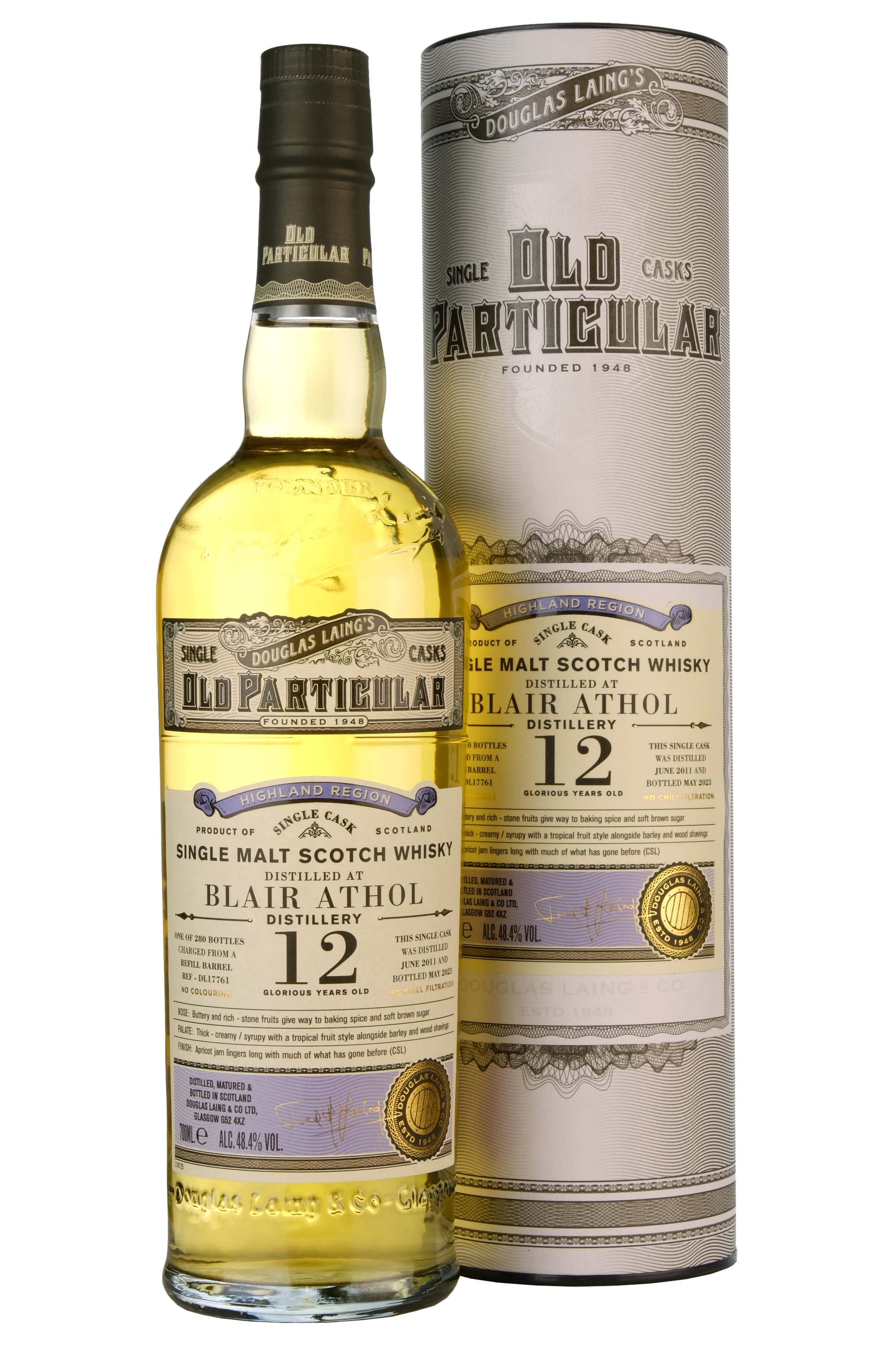 Blair Athol 2011-2023 | 12 Year Old | Old Particular Single Cask DL17761