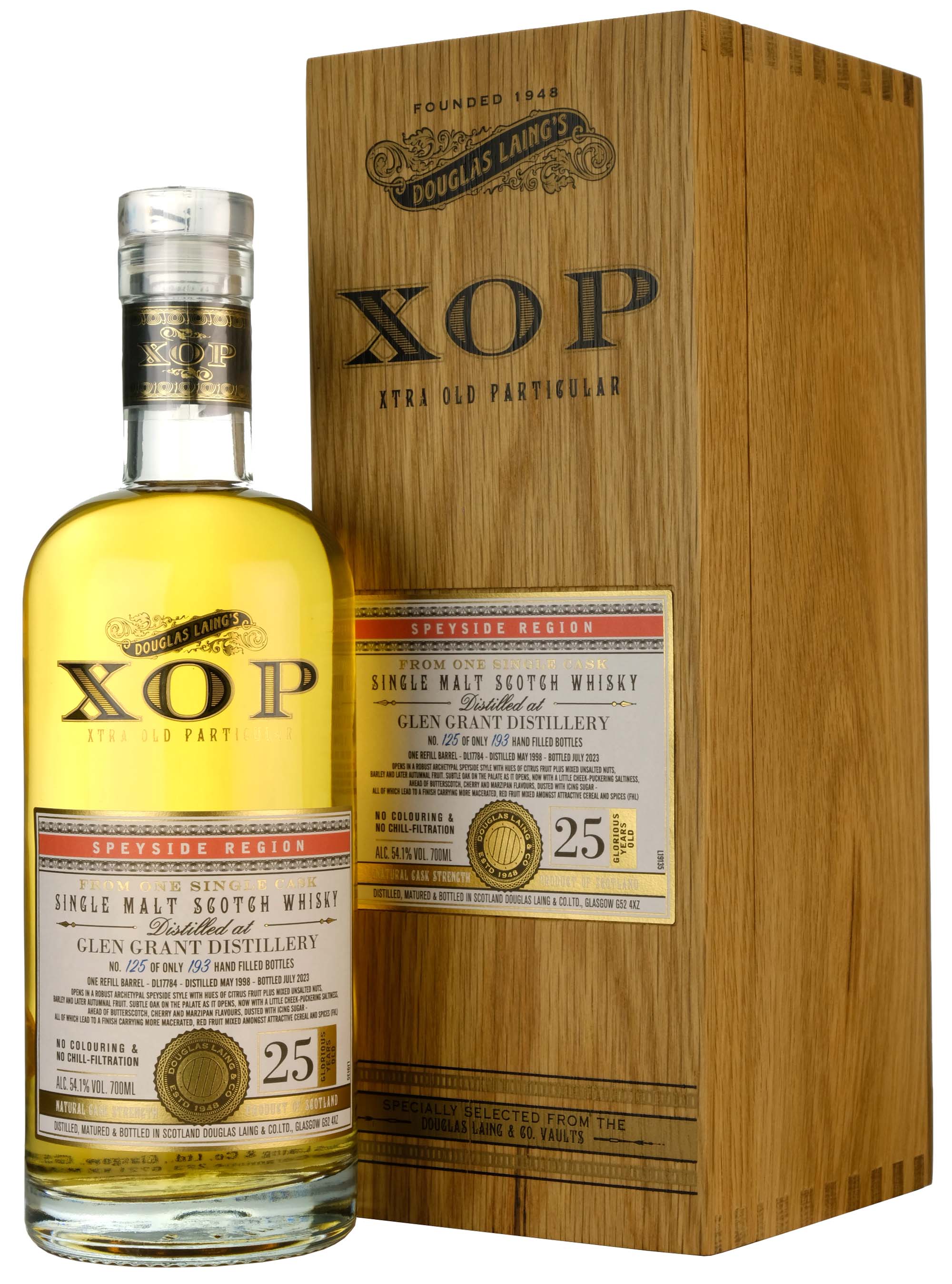 Glen Grant 1998-2023 | 25 Year Old XOP Single Cask DL17784