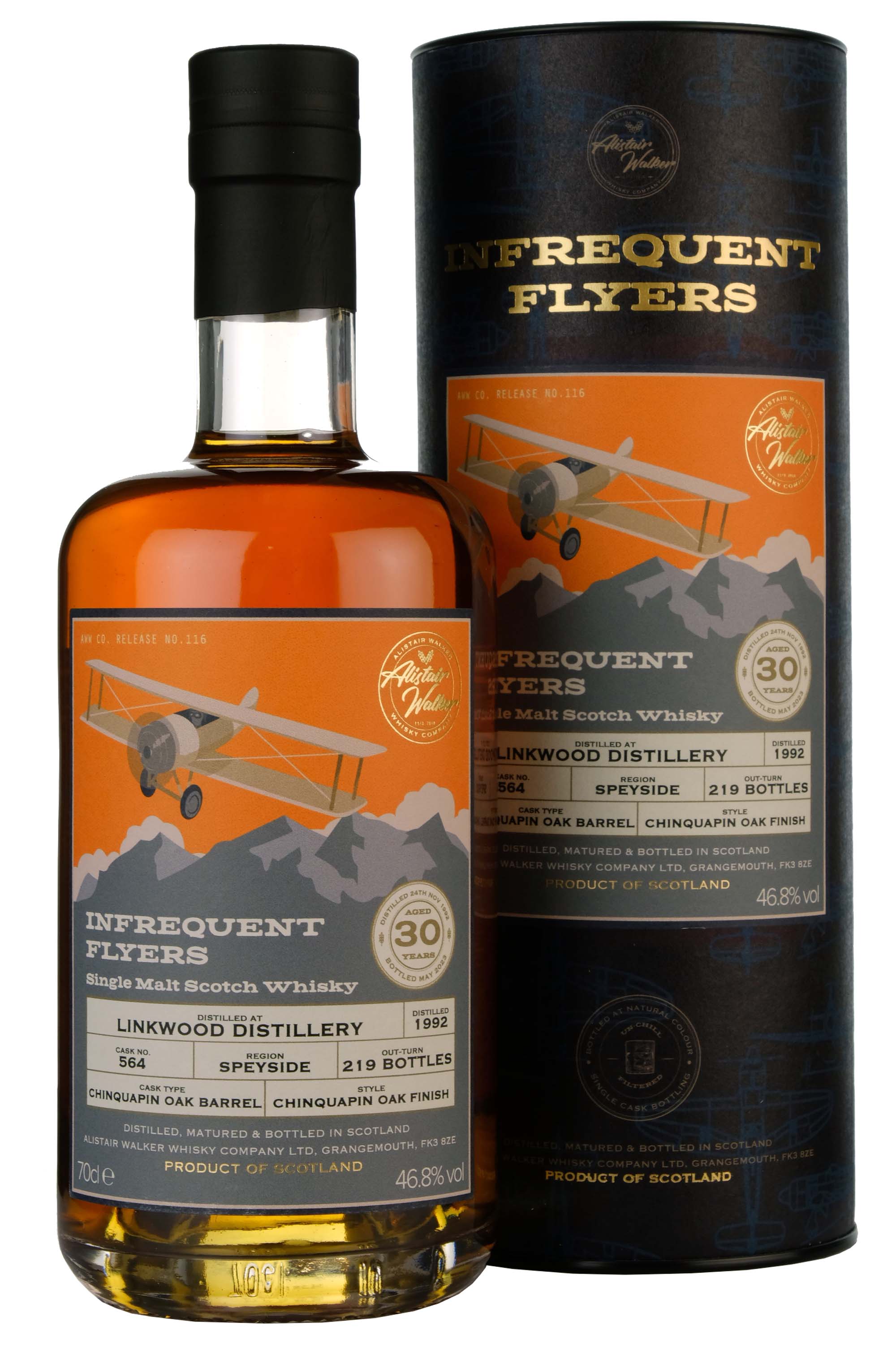 Linkwood 1992-2023 | 30 Year Old Infrequent Flyers | Single Cask 564