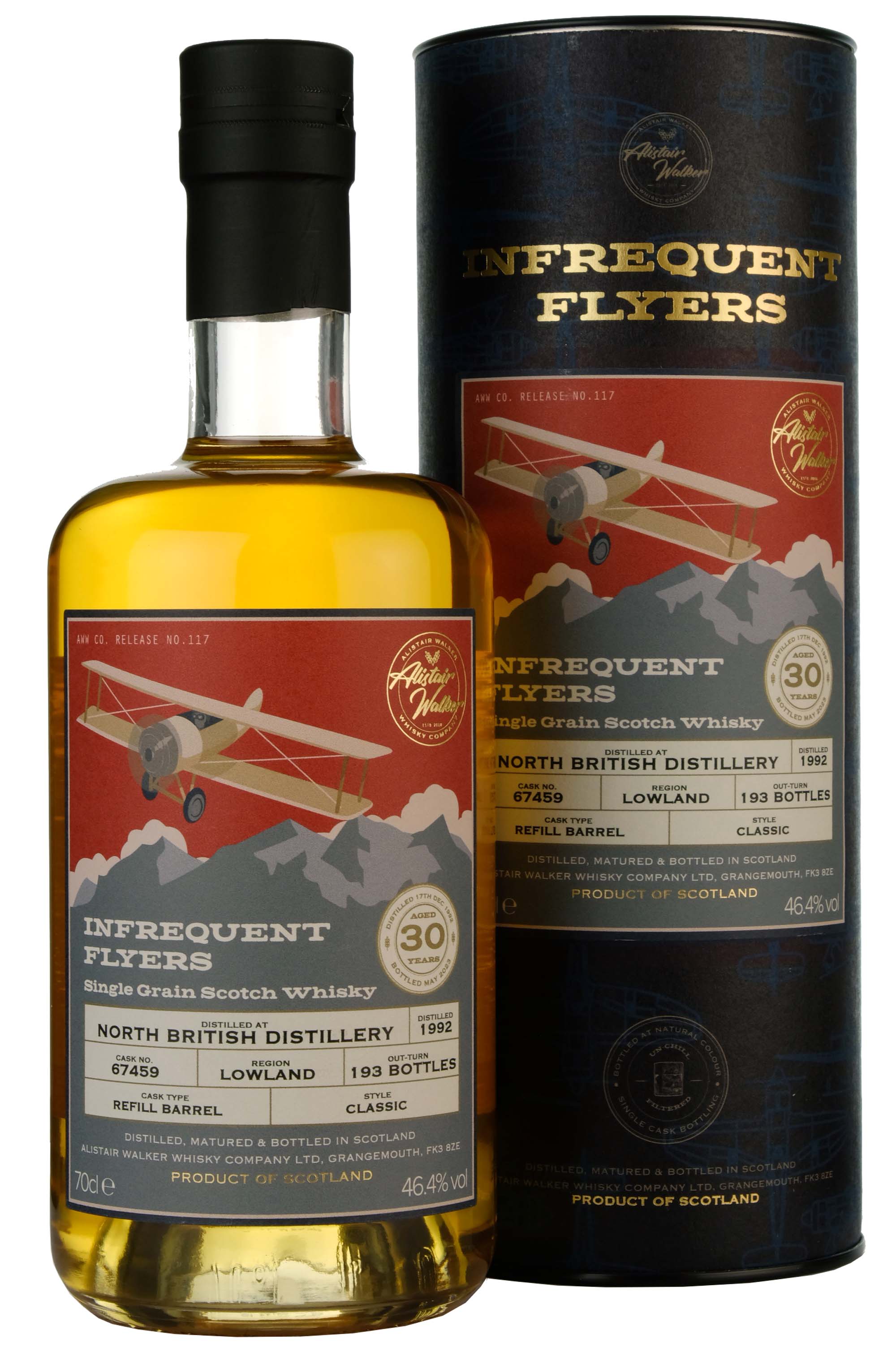 North British 1992-2023 | 30 Year Old Infrequent Flyers | Single Cask 67459