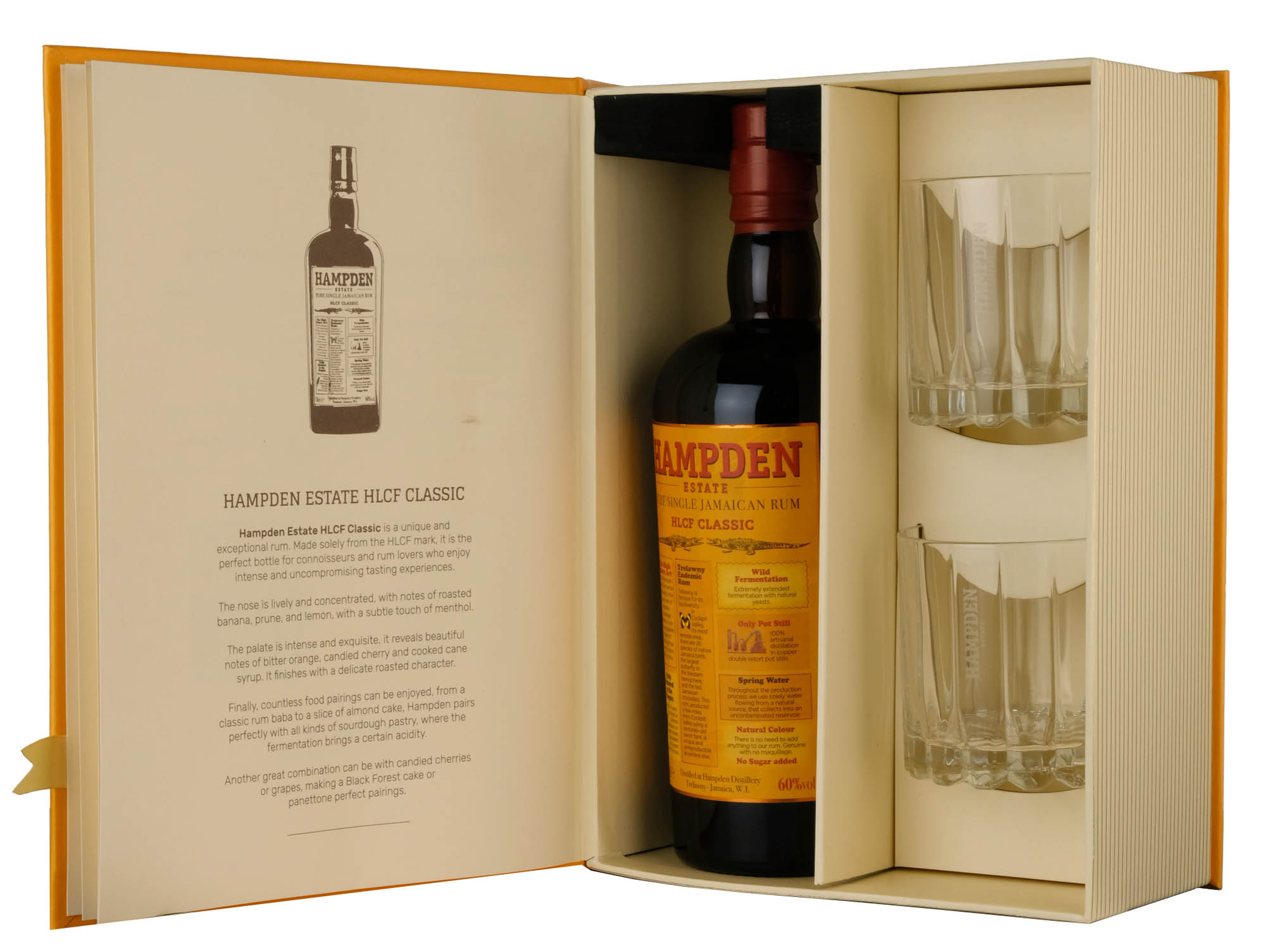Hampden Estate 4 Year Old HLCF Classic | Gift Pack + 2 Glasses
