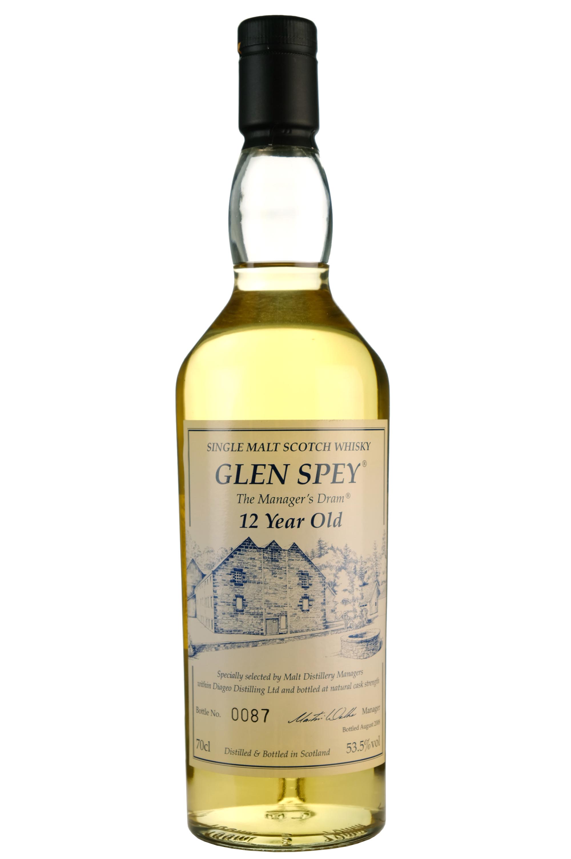 Glen Spey 12 Year Old The Manager's Dram 2008 Release